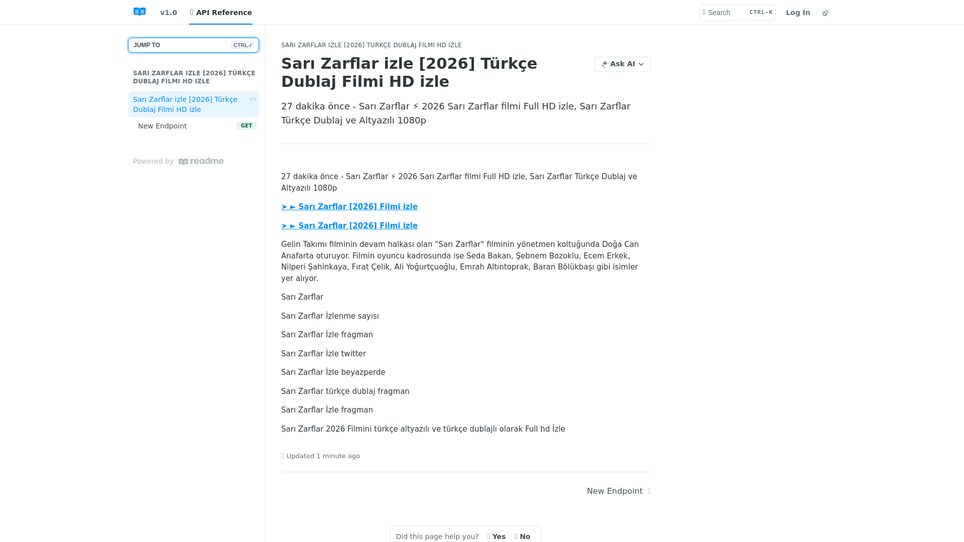 website screenshot of https://sari-zarflar-2026.readme.io/reference/sari-zarflar