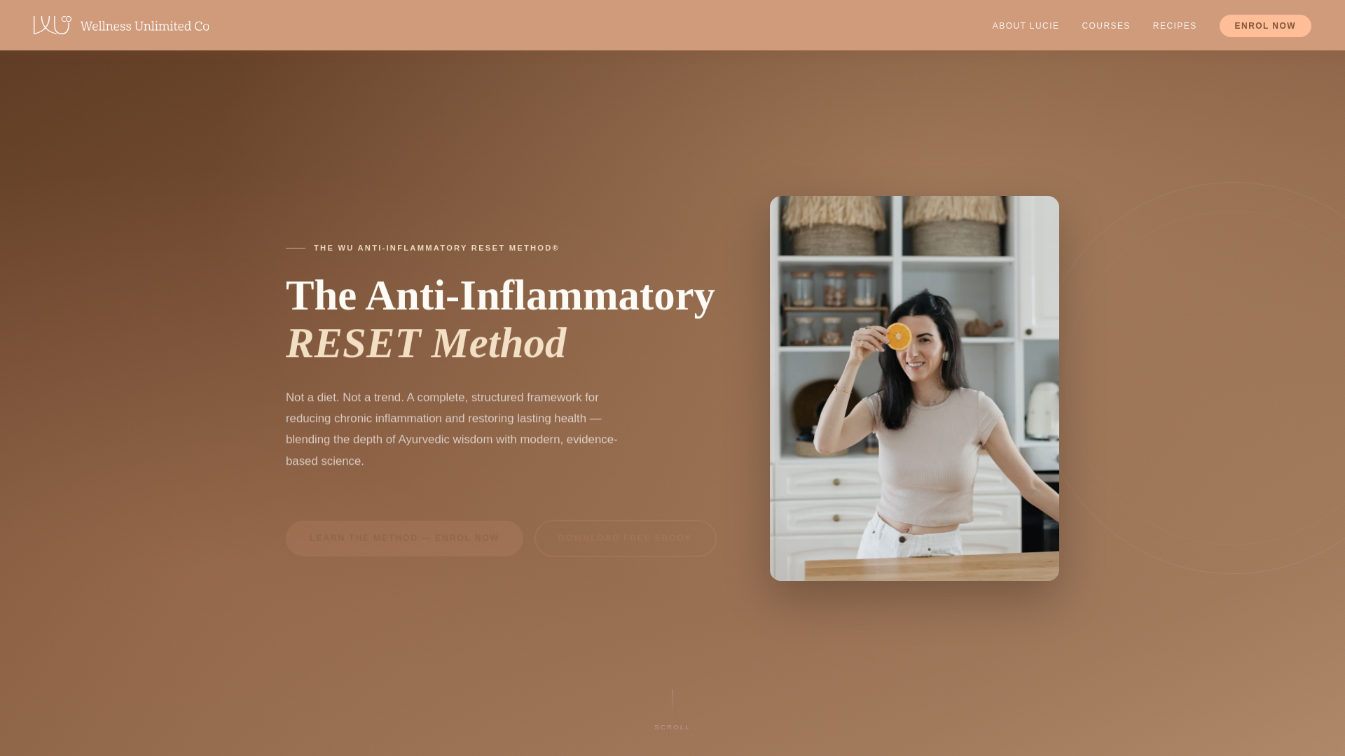website screenshot of https://theantiinflammatoryresetmethod.pages.dev/