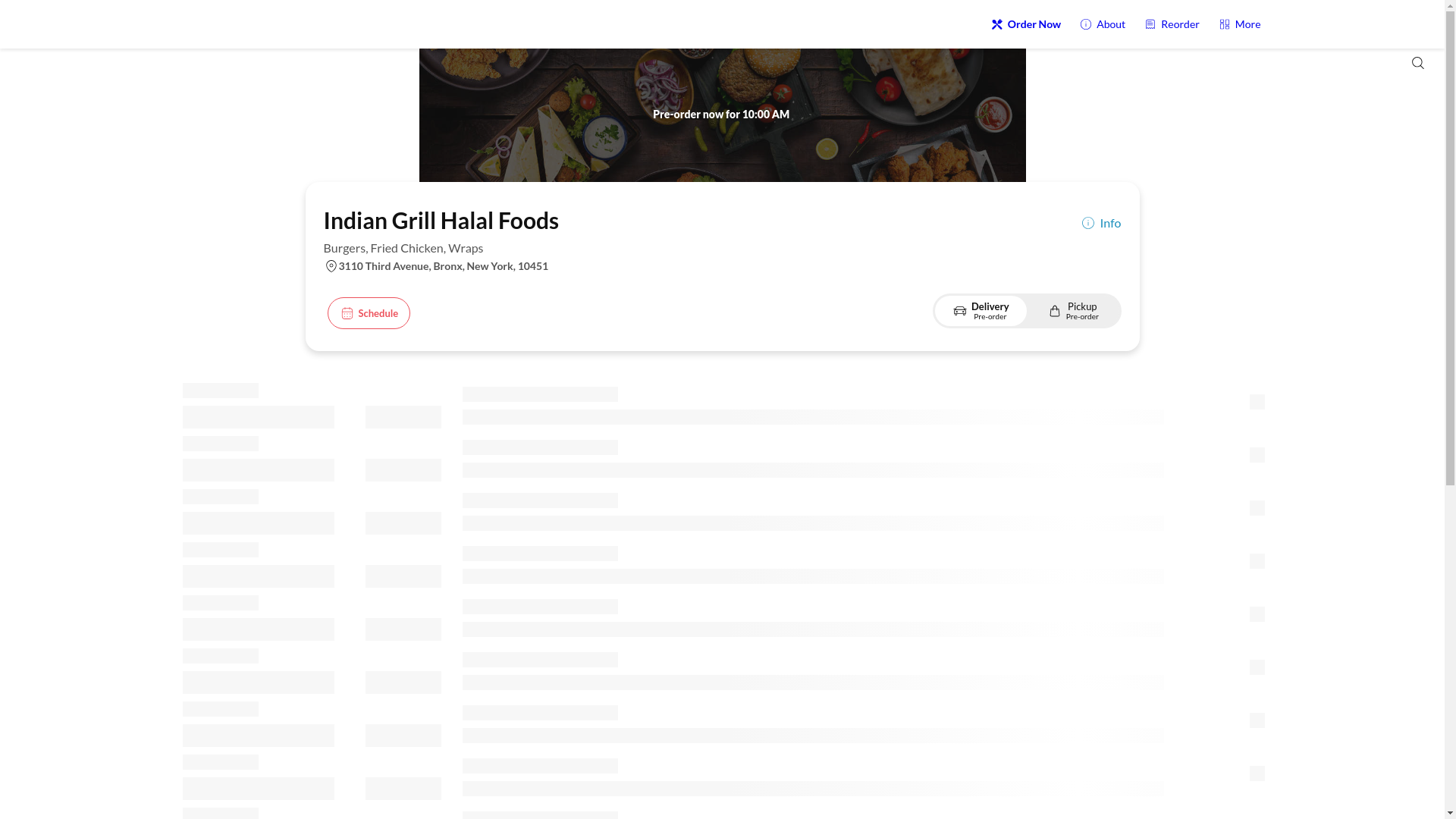 website screenshot of https://indianhalalgrill.com/
