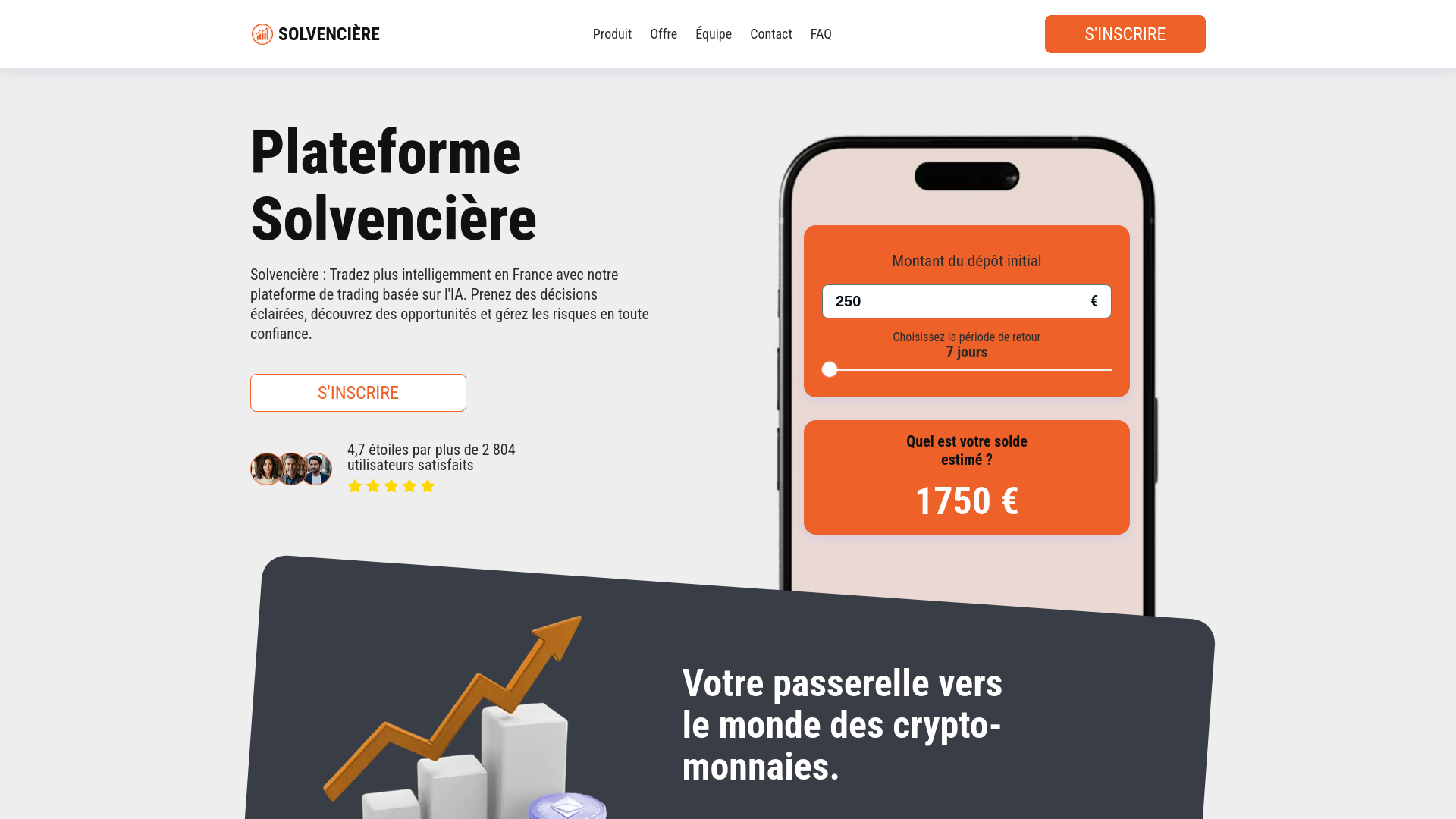 website screenshot of https://solvenciereai.fr/