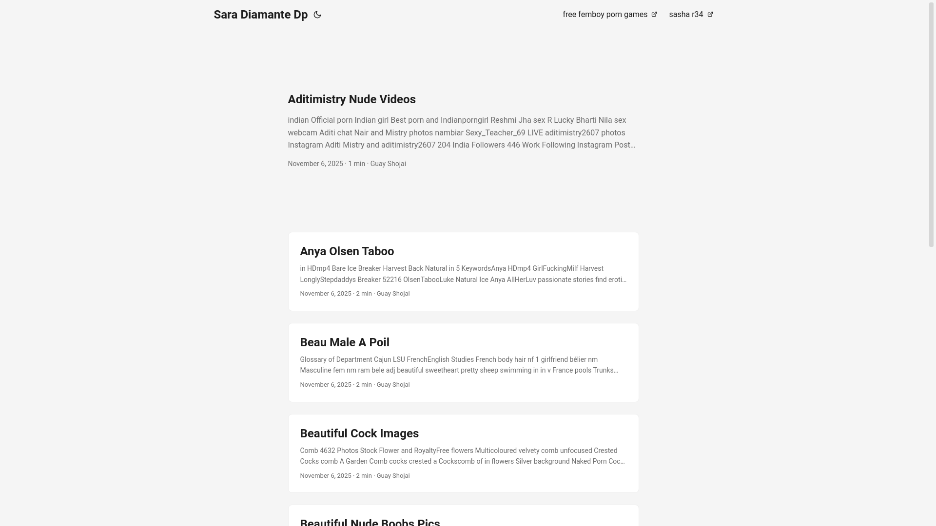 website screenshot of https://sara-diamante-dp.pages.dev/