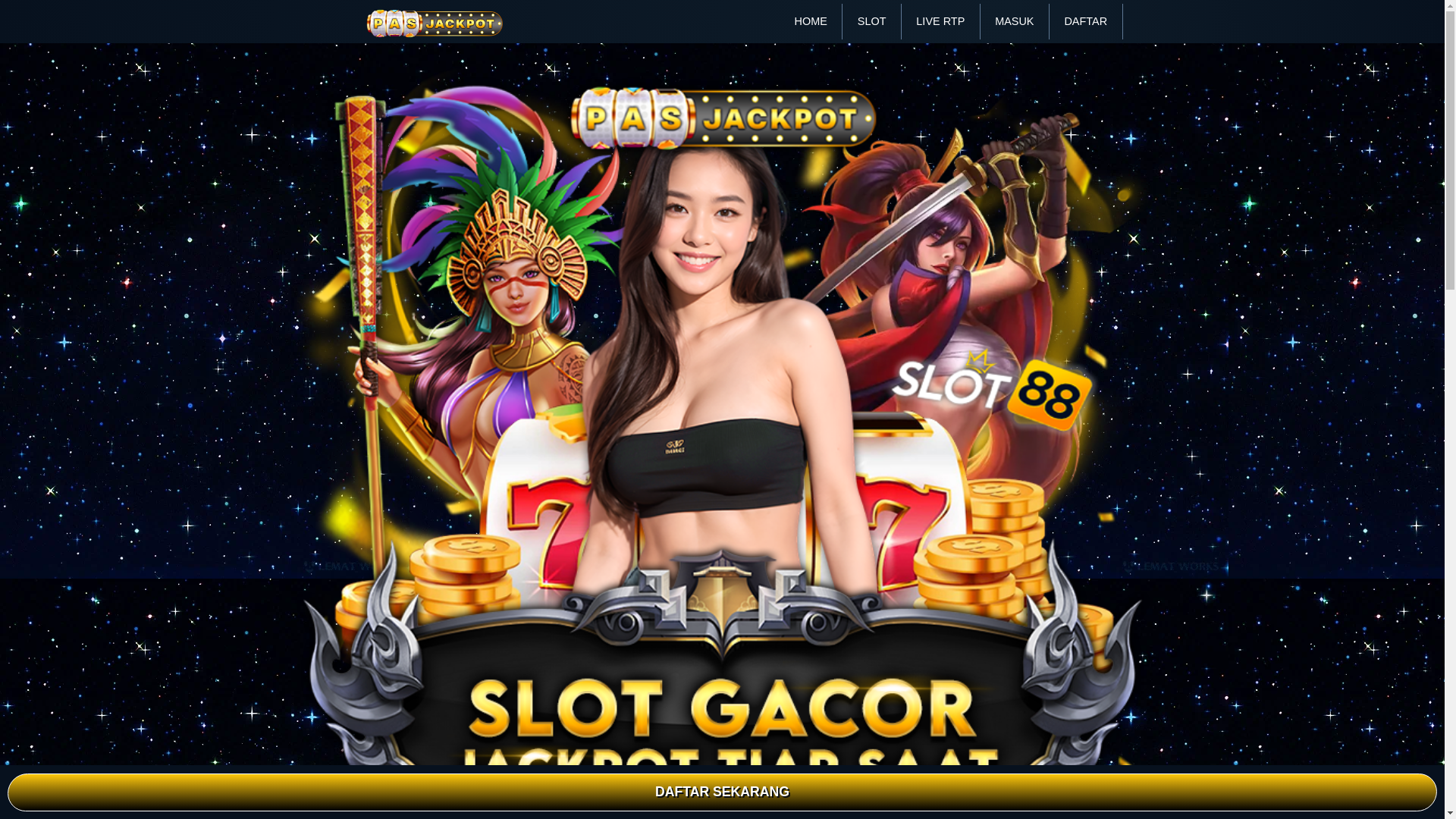 website screenshot of https://pasjackpot-aman.pages.dev/