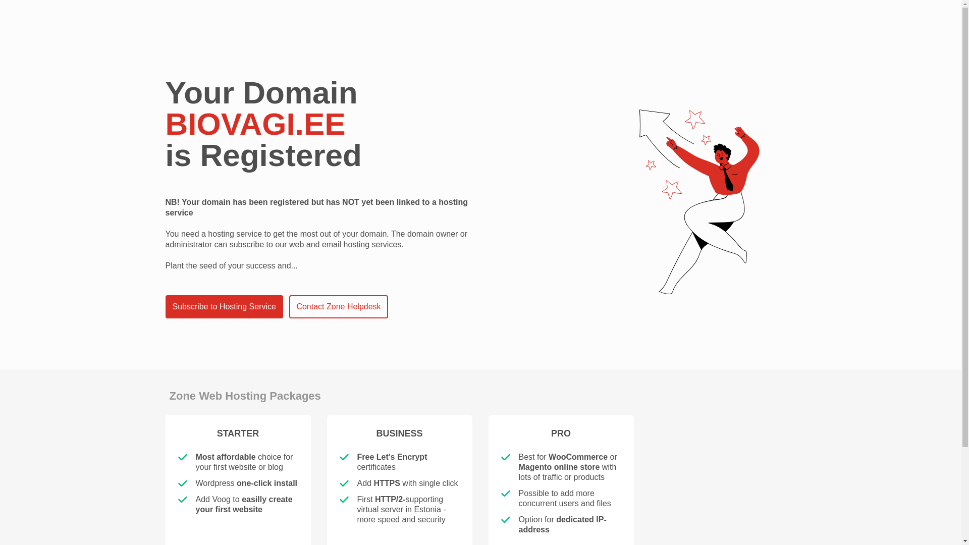 website screenshot of https://biovagi.ee/