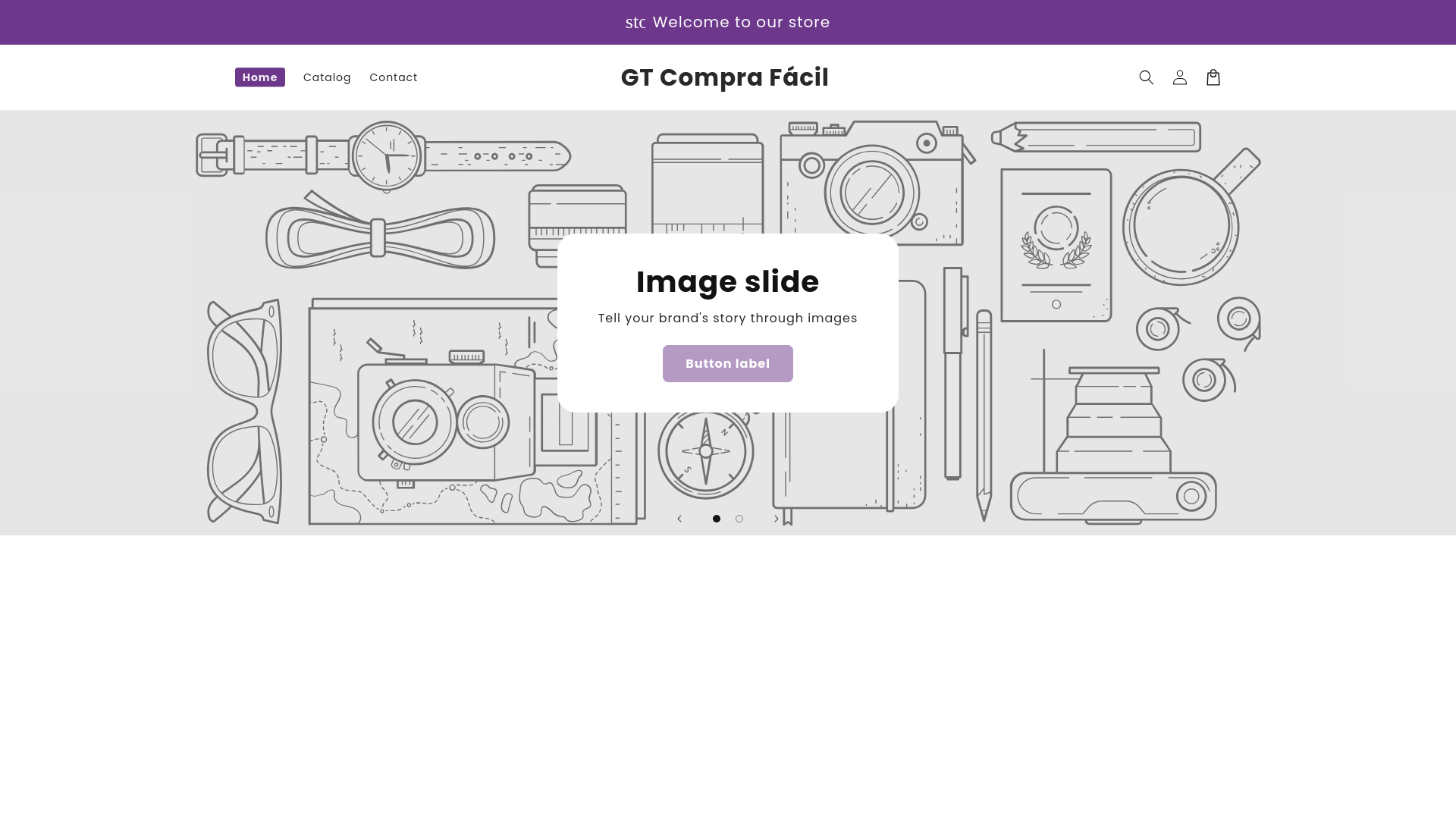 website screenshot of https://gtcomprafacil.shop/