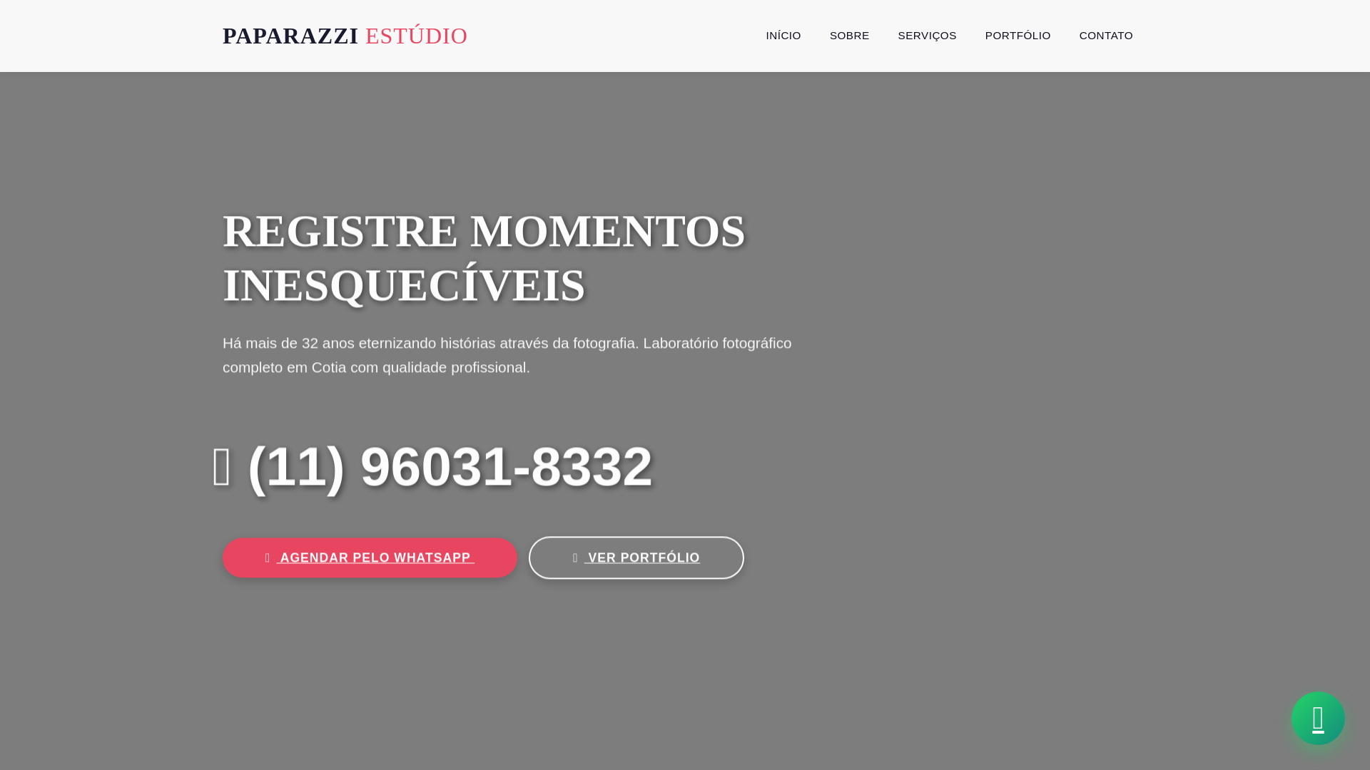 website screenshot of https://paparazzistudiosfoto.com/