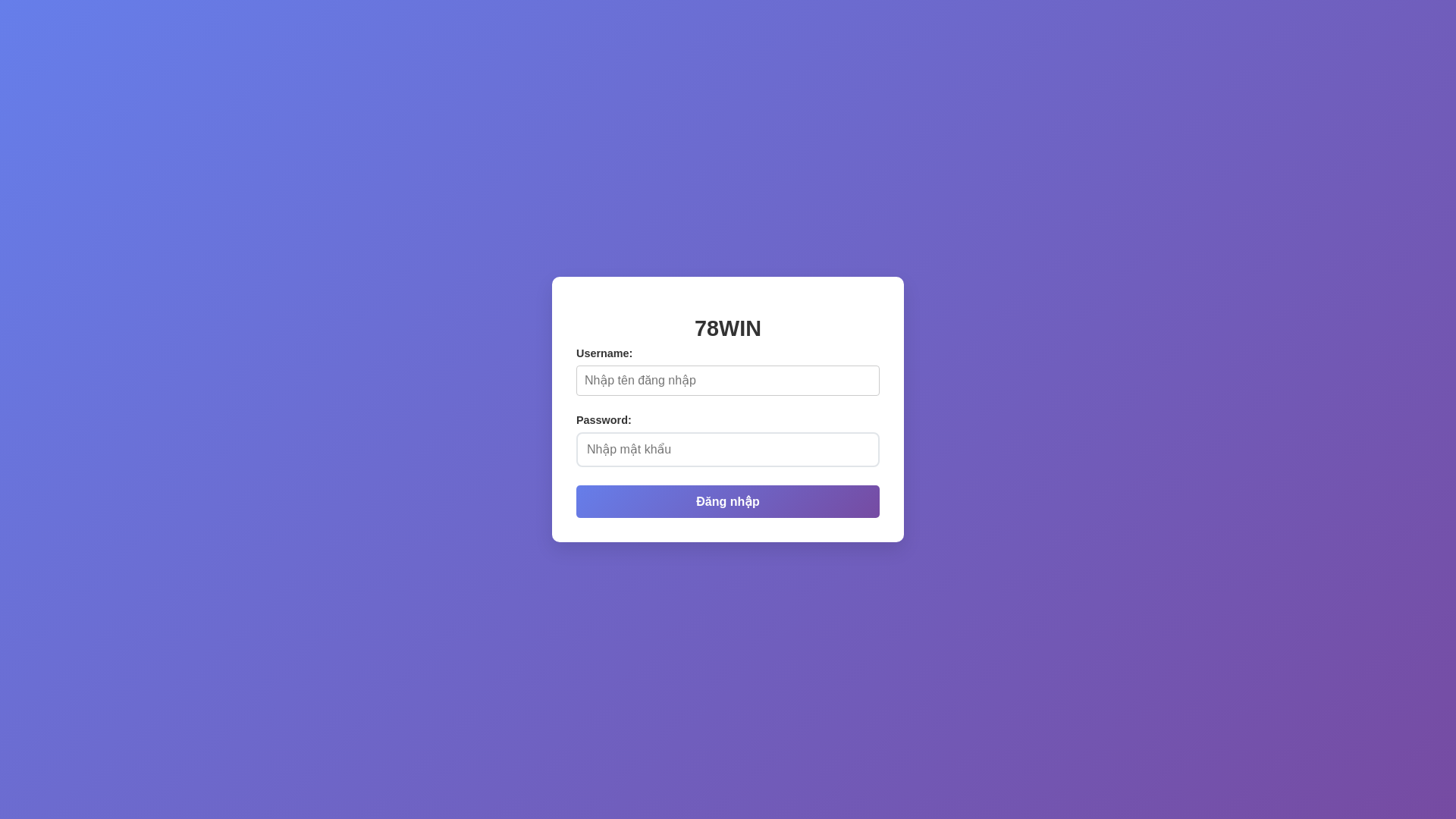 website screenshot of https://78win-admin-diemdanh.pages.dev/