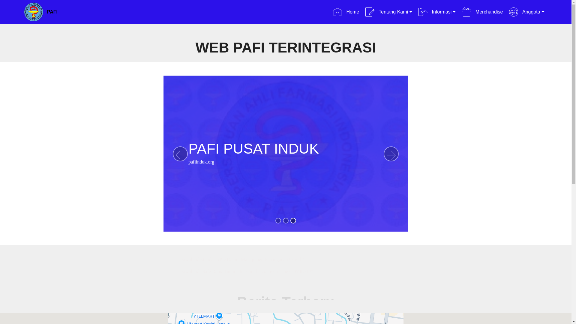 website screenshot of https://pafi-manggarai-org.pages.dev/