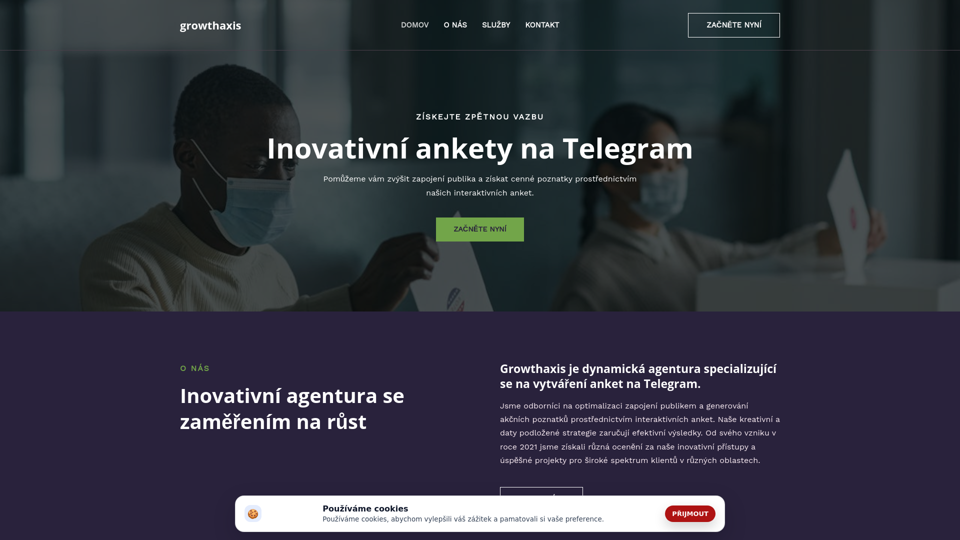website screenshot of https://growthaxis.cc/