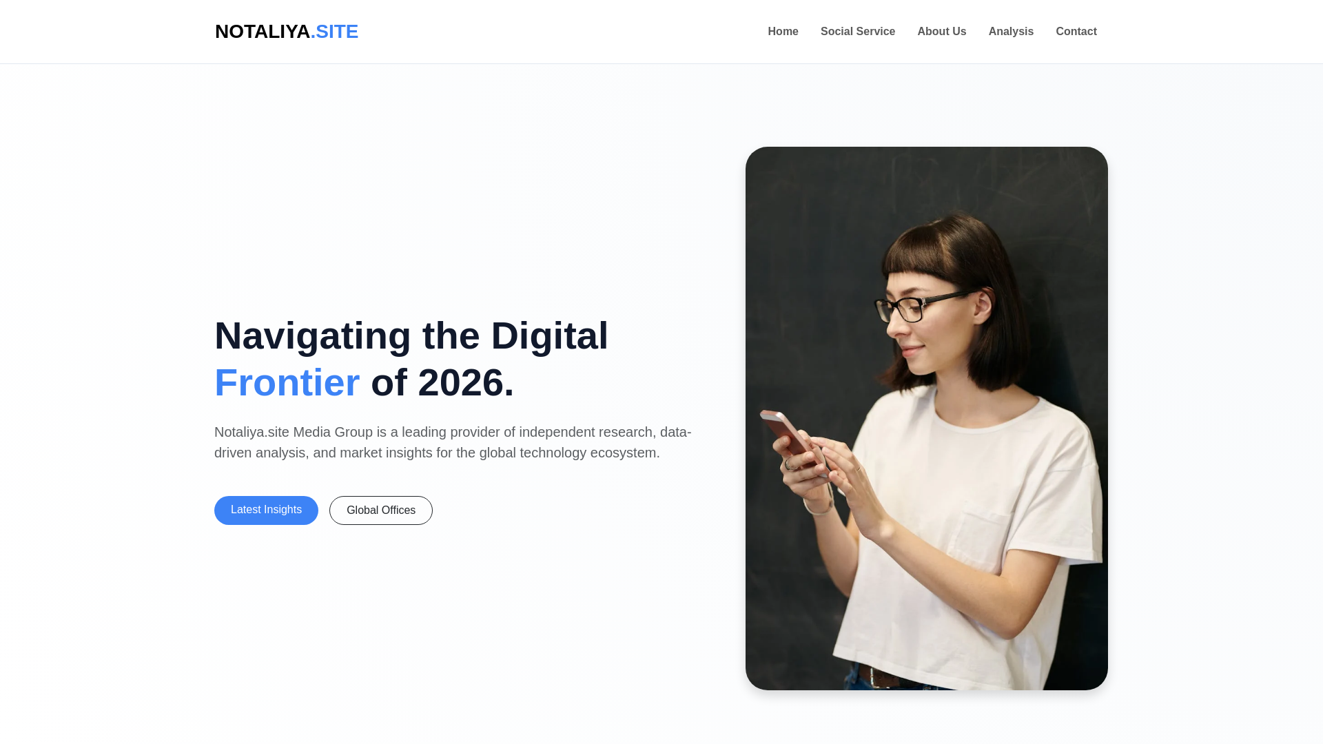 website screenshot of https://notaliya.site/
