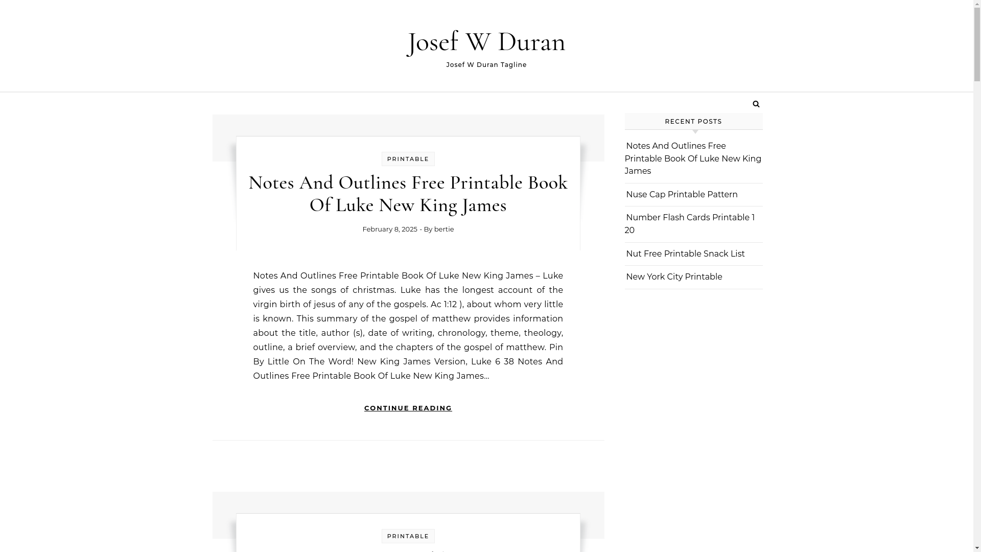 website screenshot of https://josefwdurank.pages.dev/