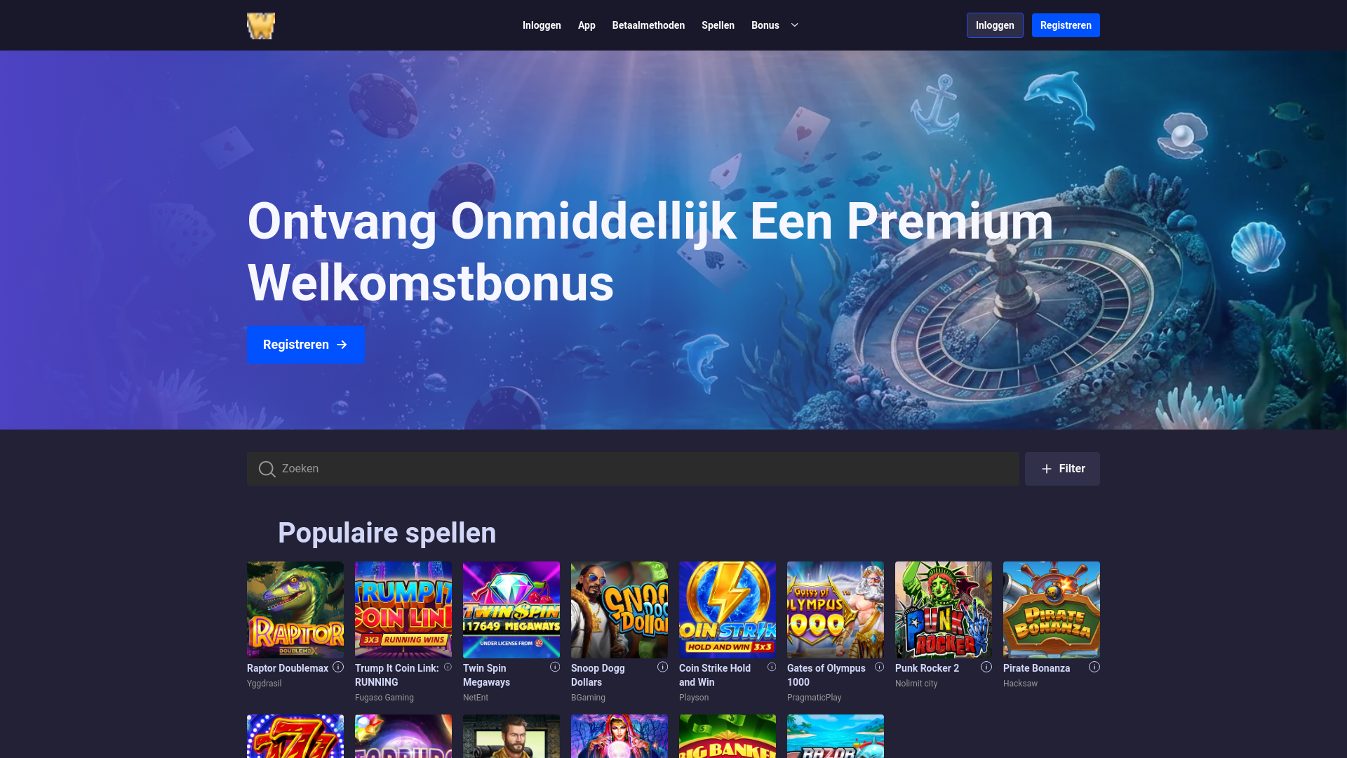 website screenshot of https://casinos-winspark-com.pages.dev/