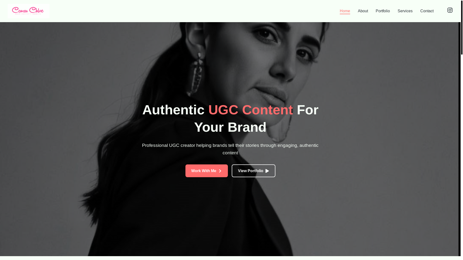 website screenshot of https://cansuchloe.com/