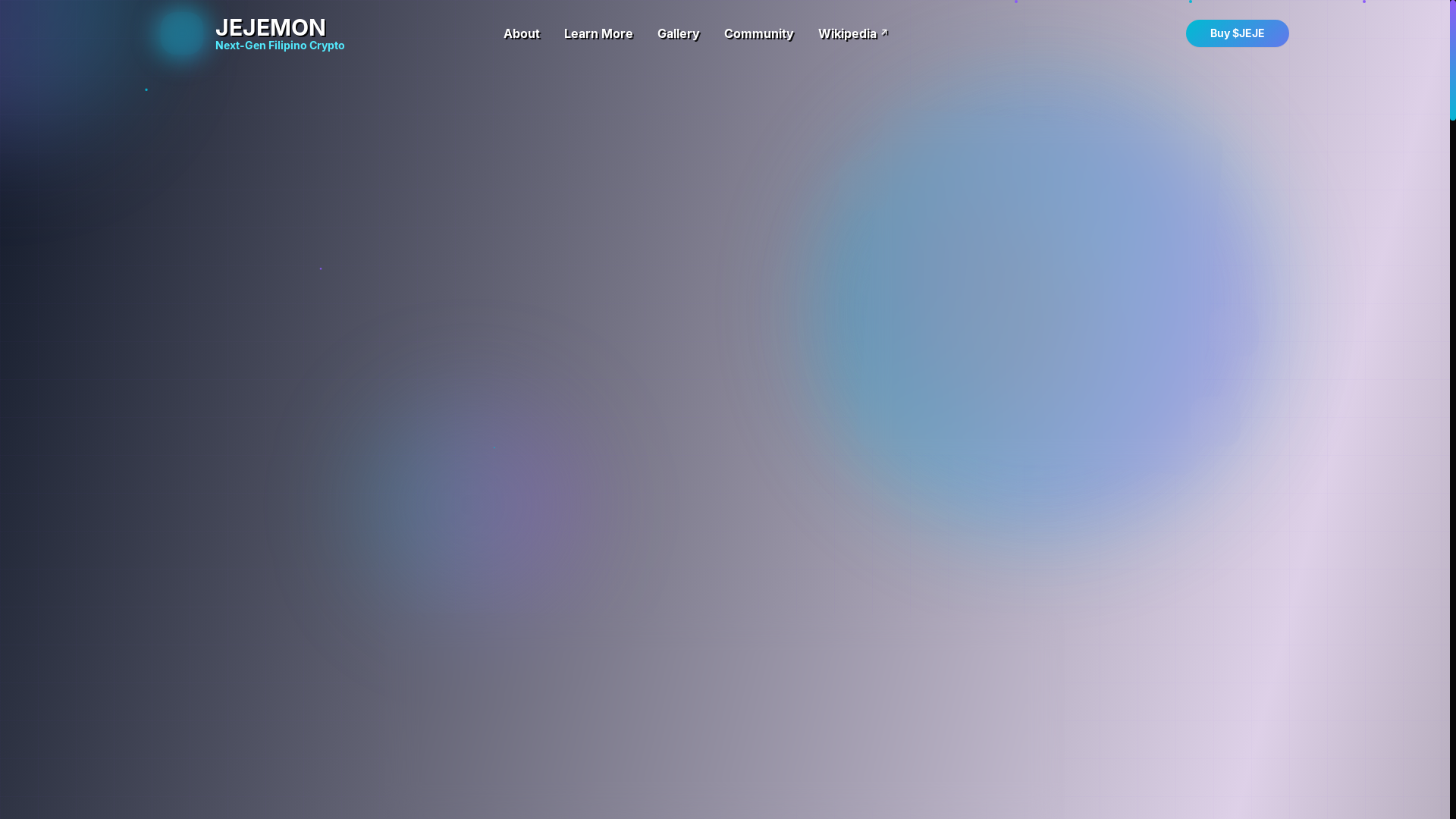website screenshot of https://jejemon.meme/