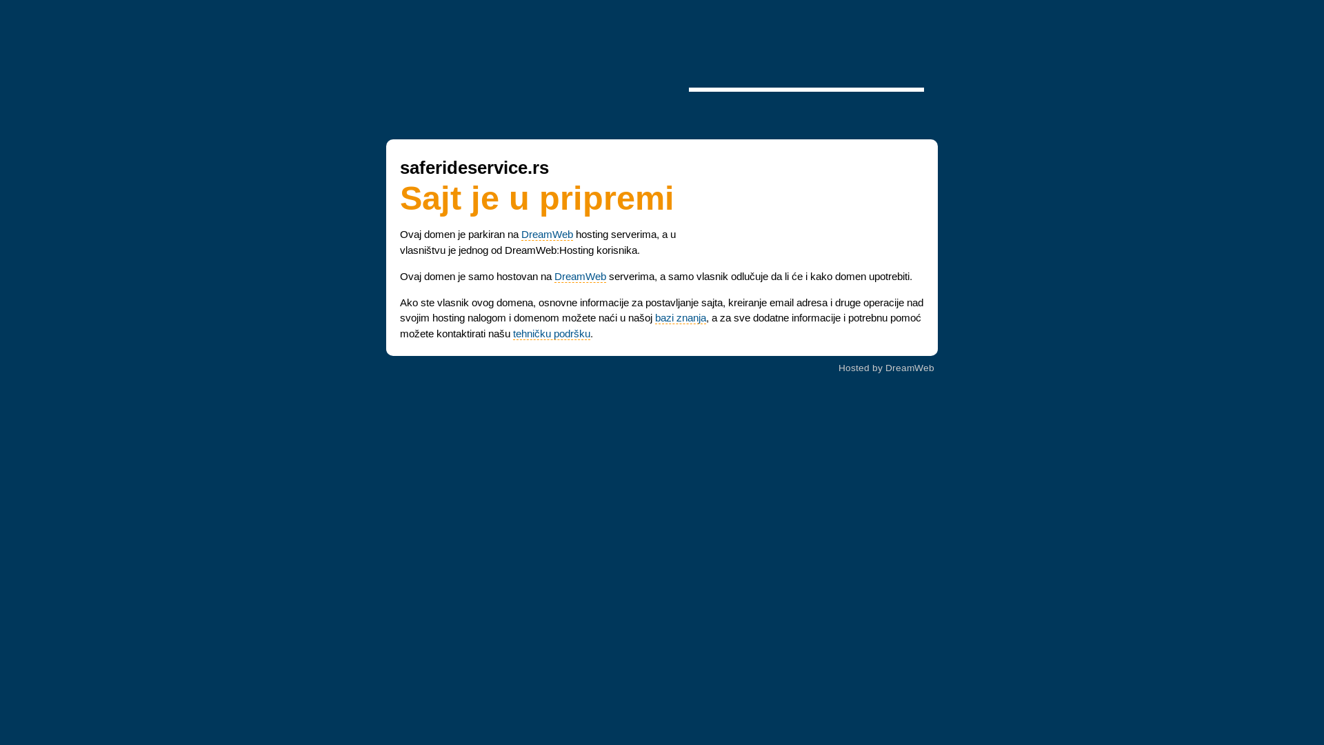 website screenshot of https://saferideservice.rs/