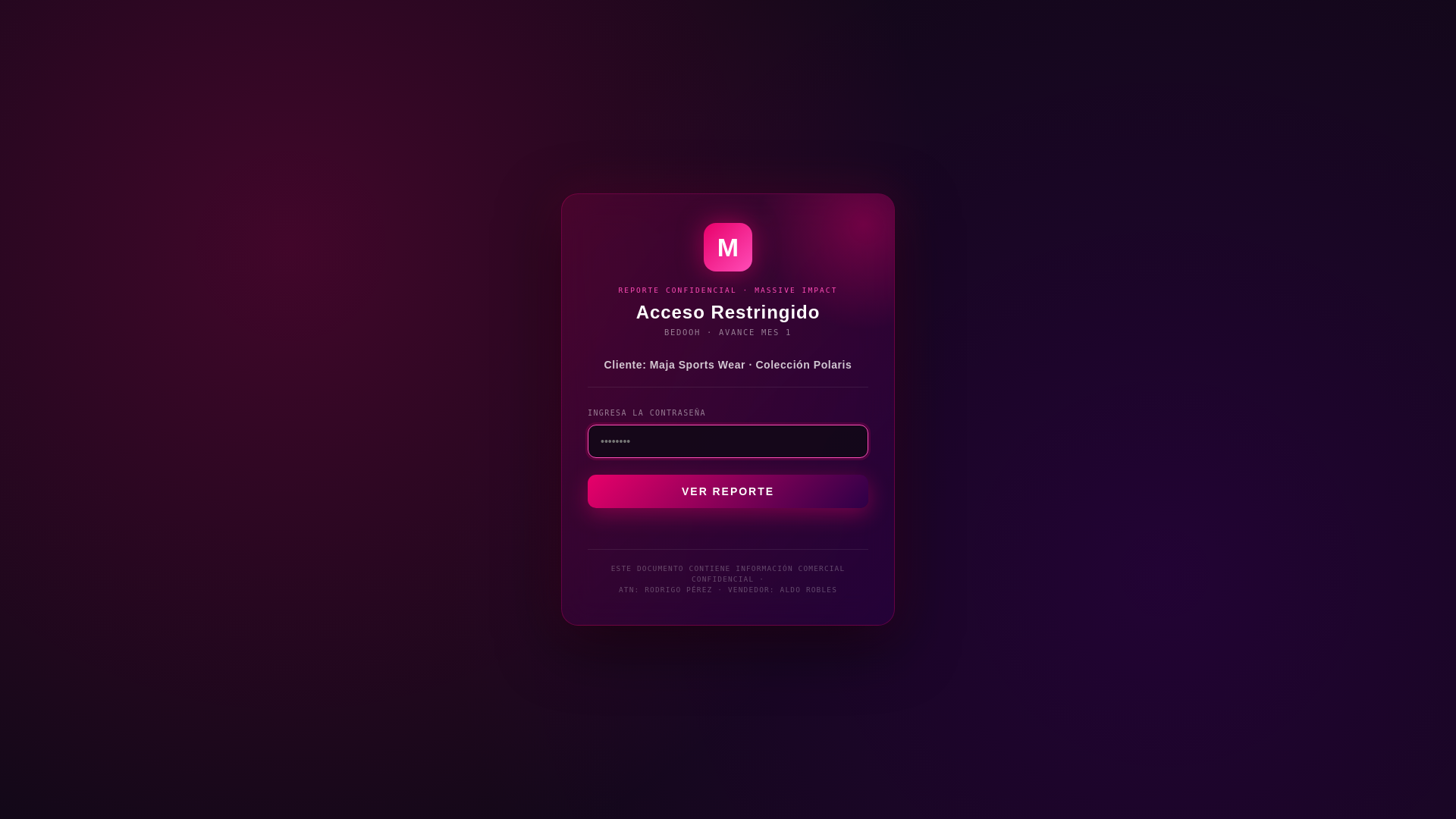 website screenshot of https://maja-polaris-reporte-mes1.pages.dev/