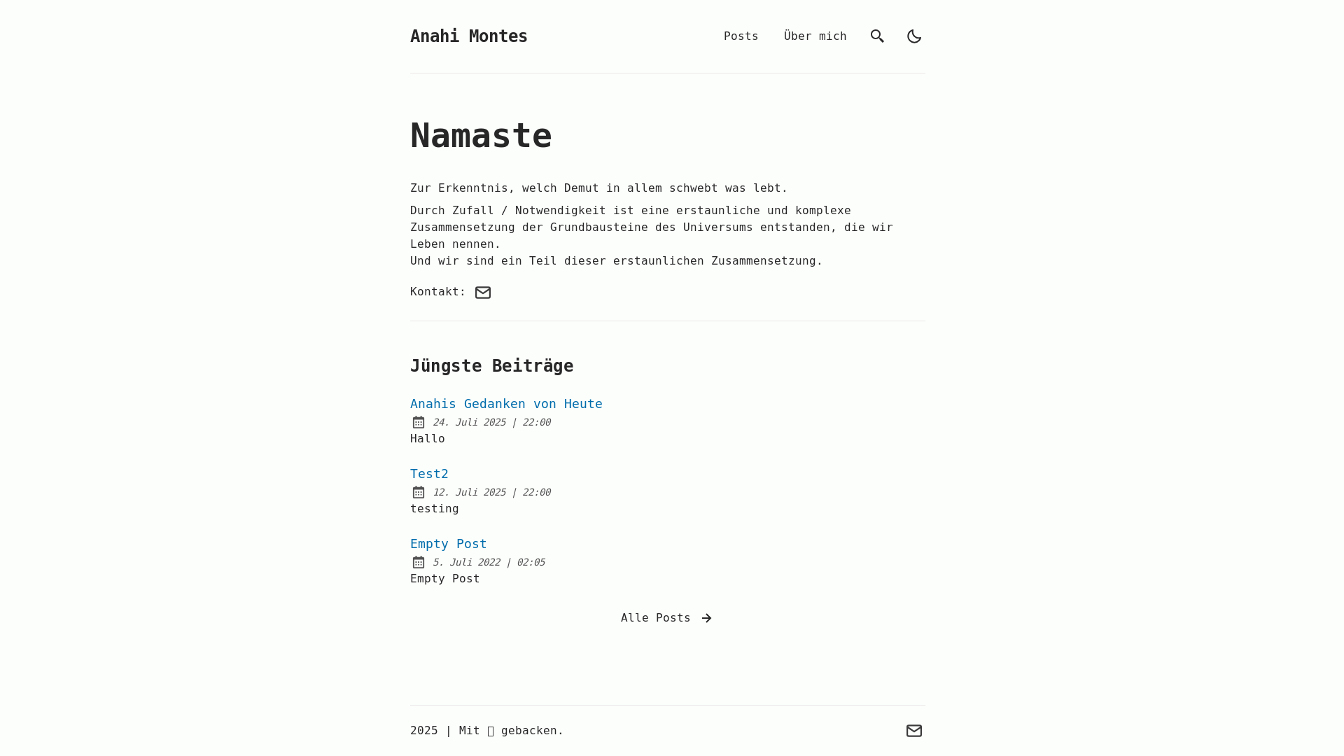 website screenshot of https://anahimontes.de/