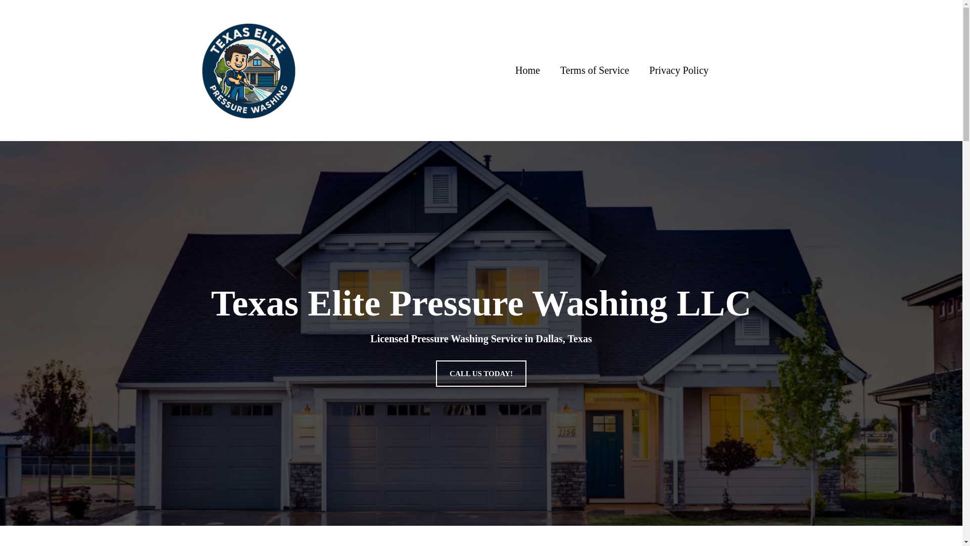 website screenshot of https://texaselitepressurewash.com/
