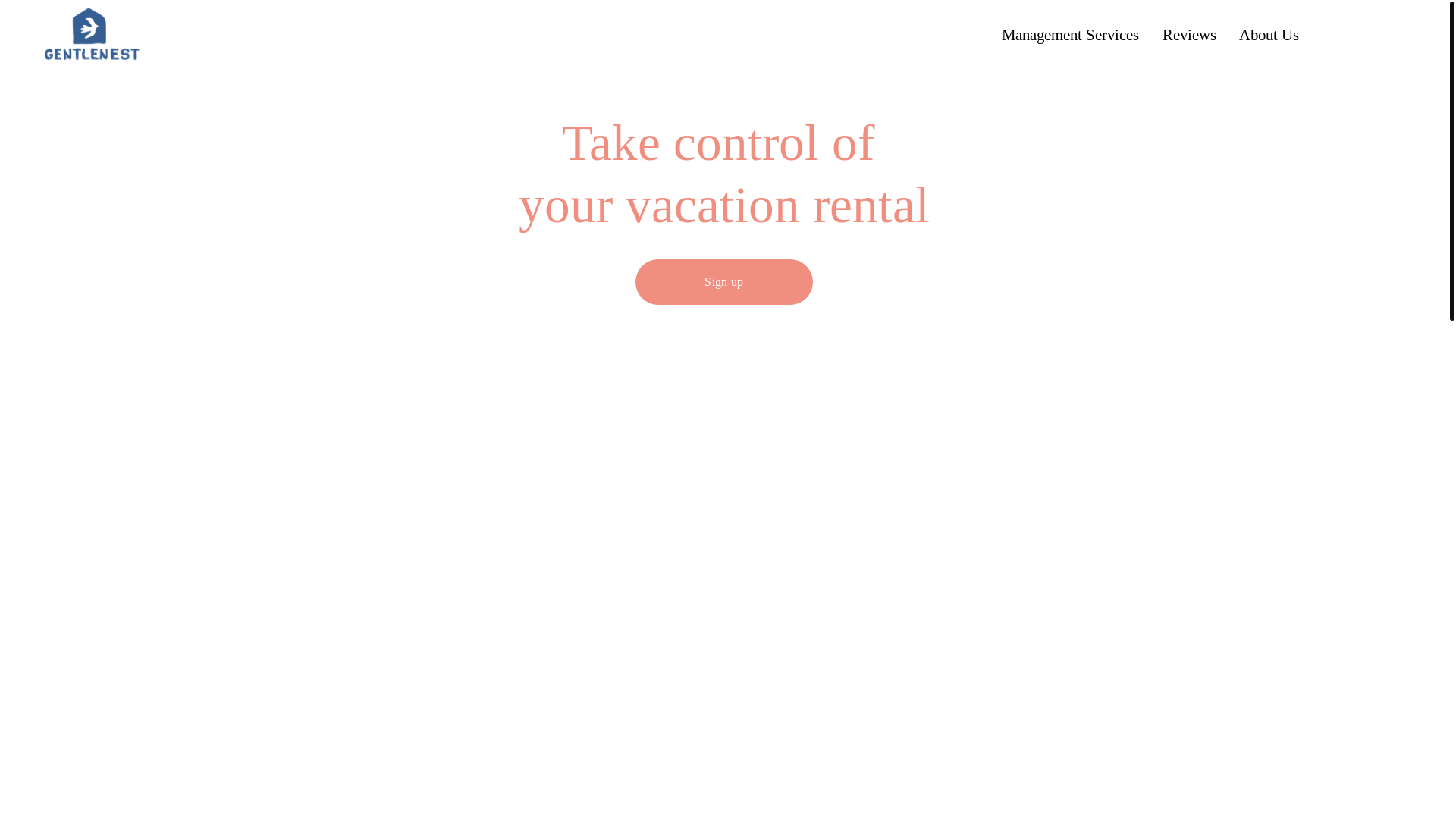 website screenshot of https://gentlenestrva.com/