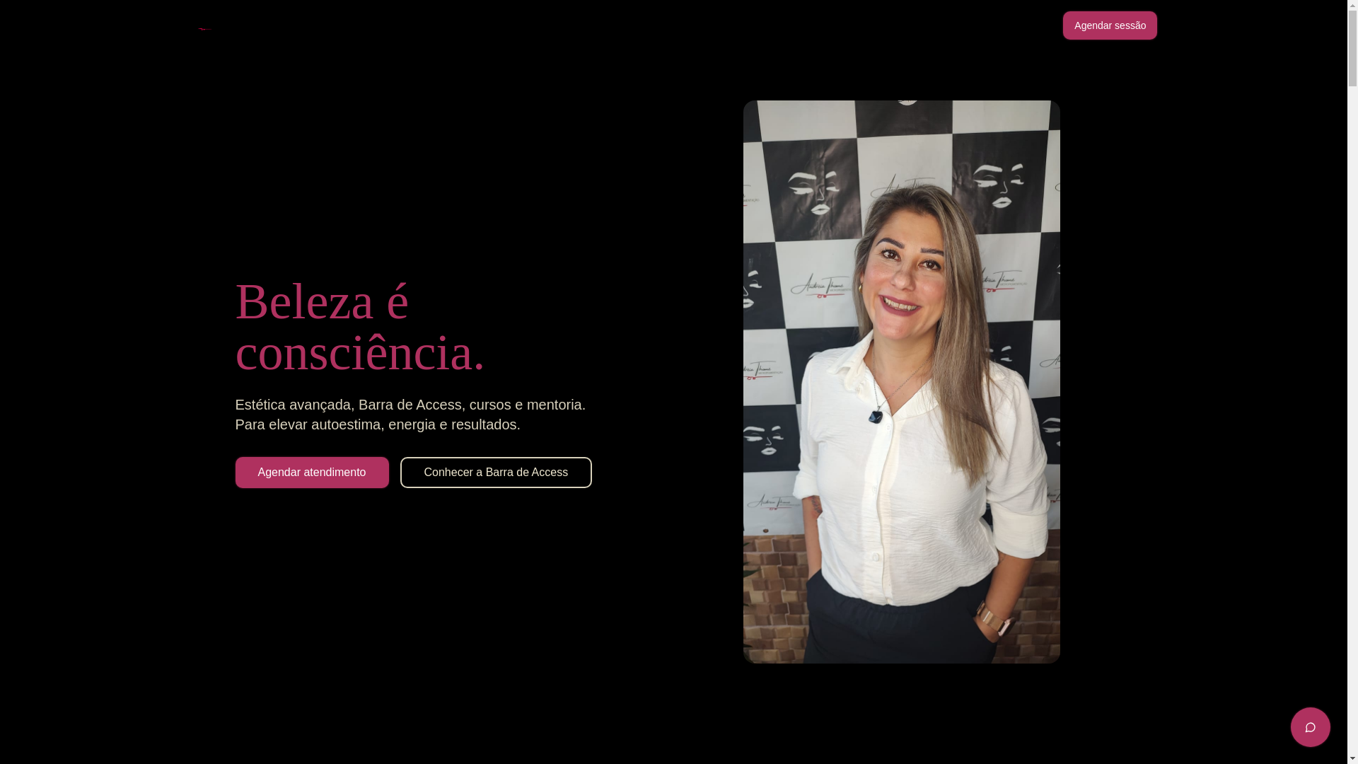 website screenshot of https://andreiathomestudio.com.br/