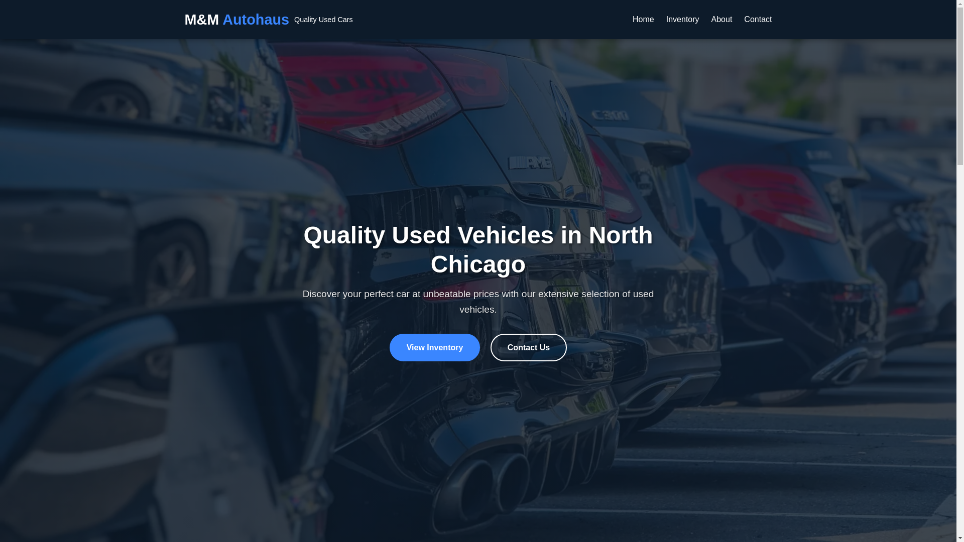 website screenshot of https://m-m-autohaus.pages.dev/