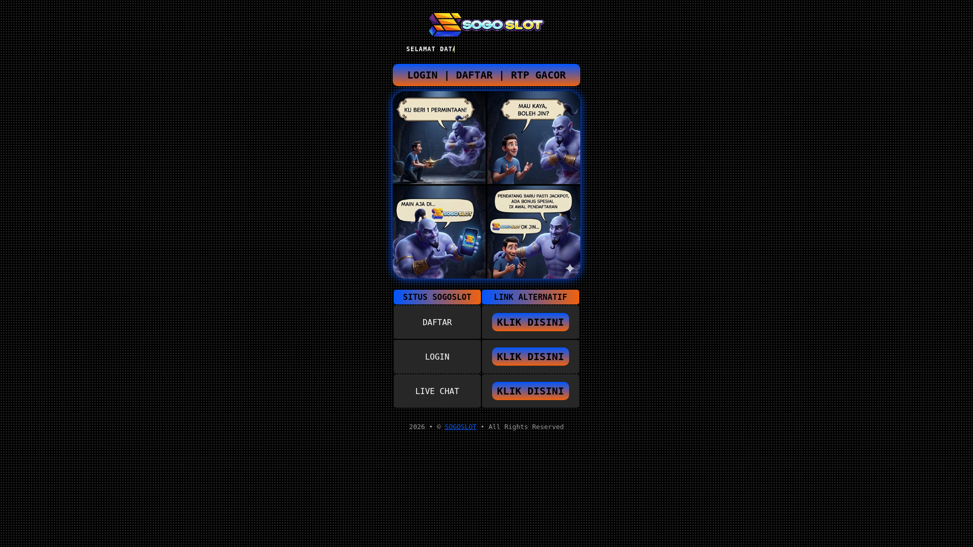 website screenshot of https://sogoslot-mariberjuangbang.pages.dev/