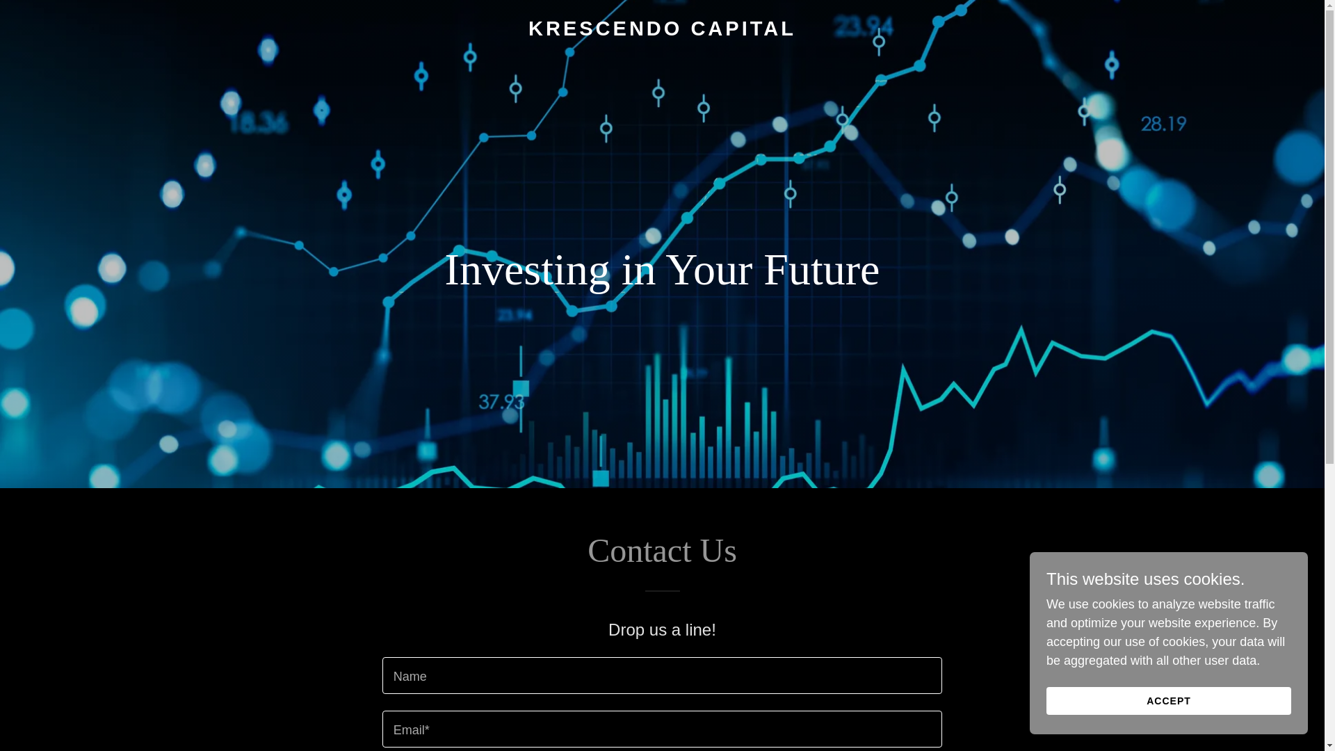 website screenshot of https://krescendo.capital/