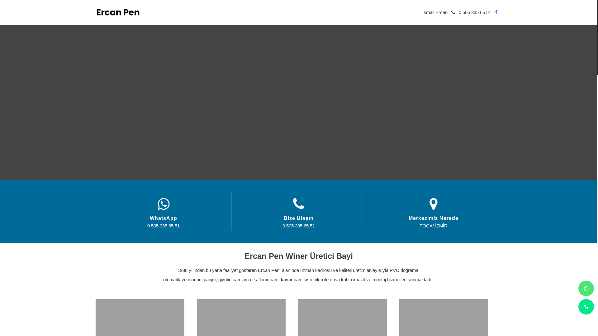 website screenshot of https://ercanpen.com.tr/