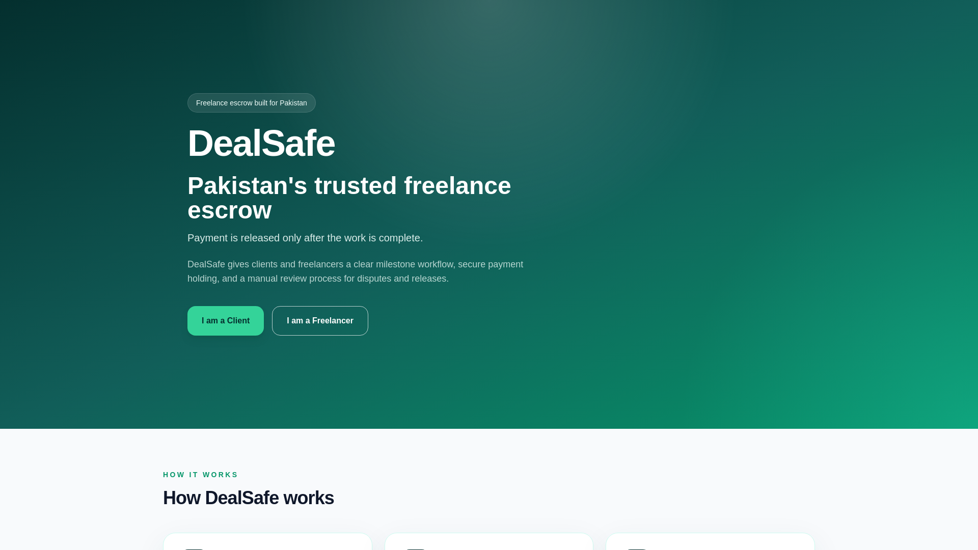 website screenshot of https://dealsafe.pages.dev/