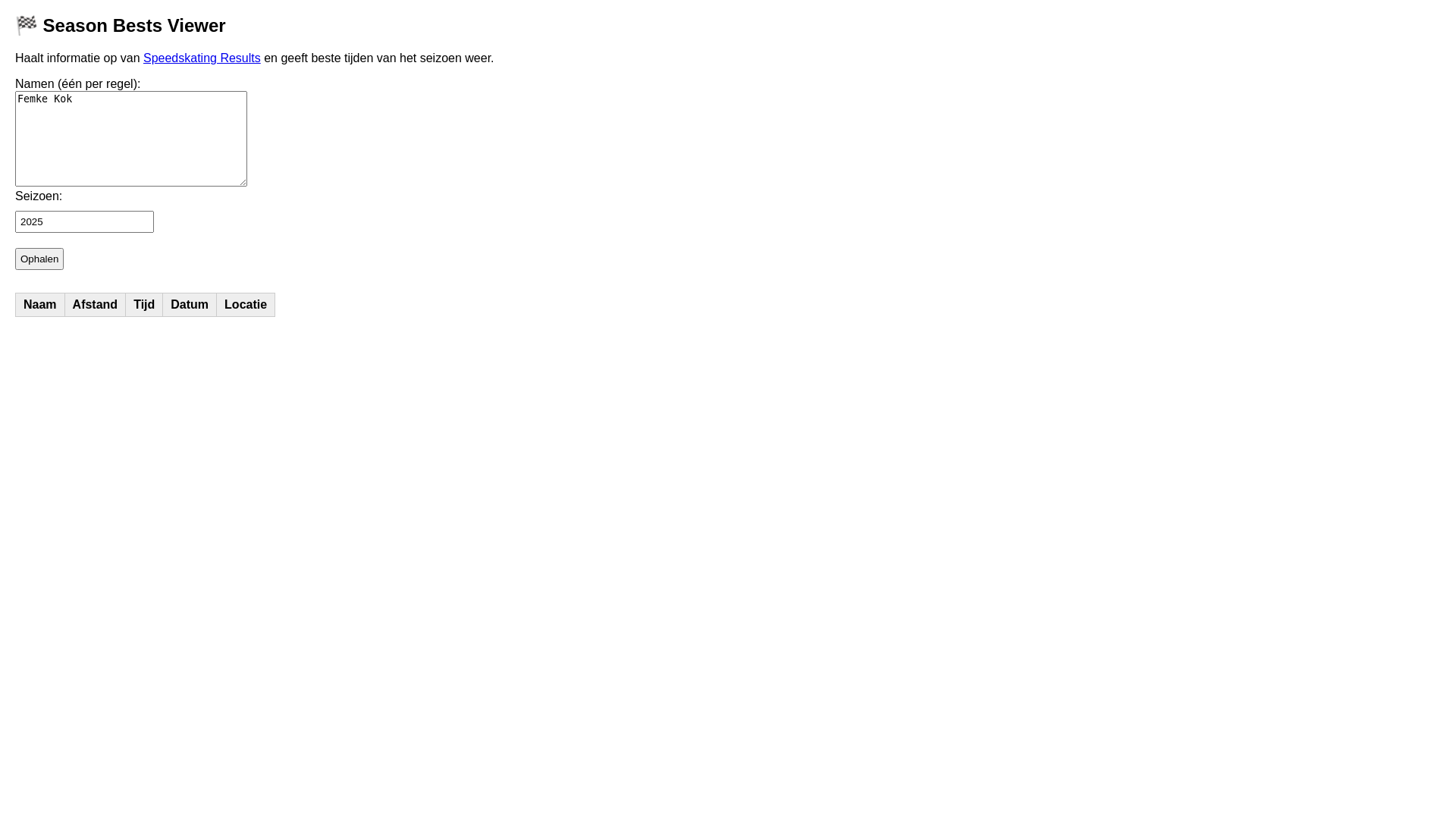 website screenshot of https://season-bests.pages.dev/