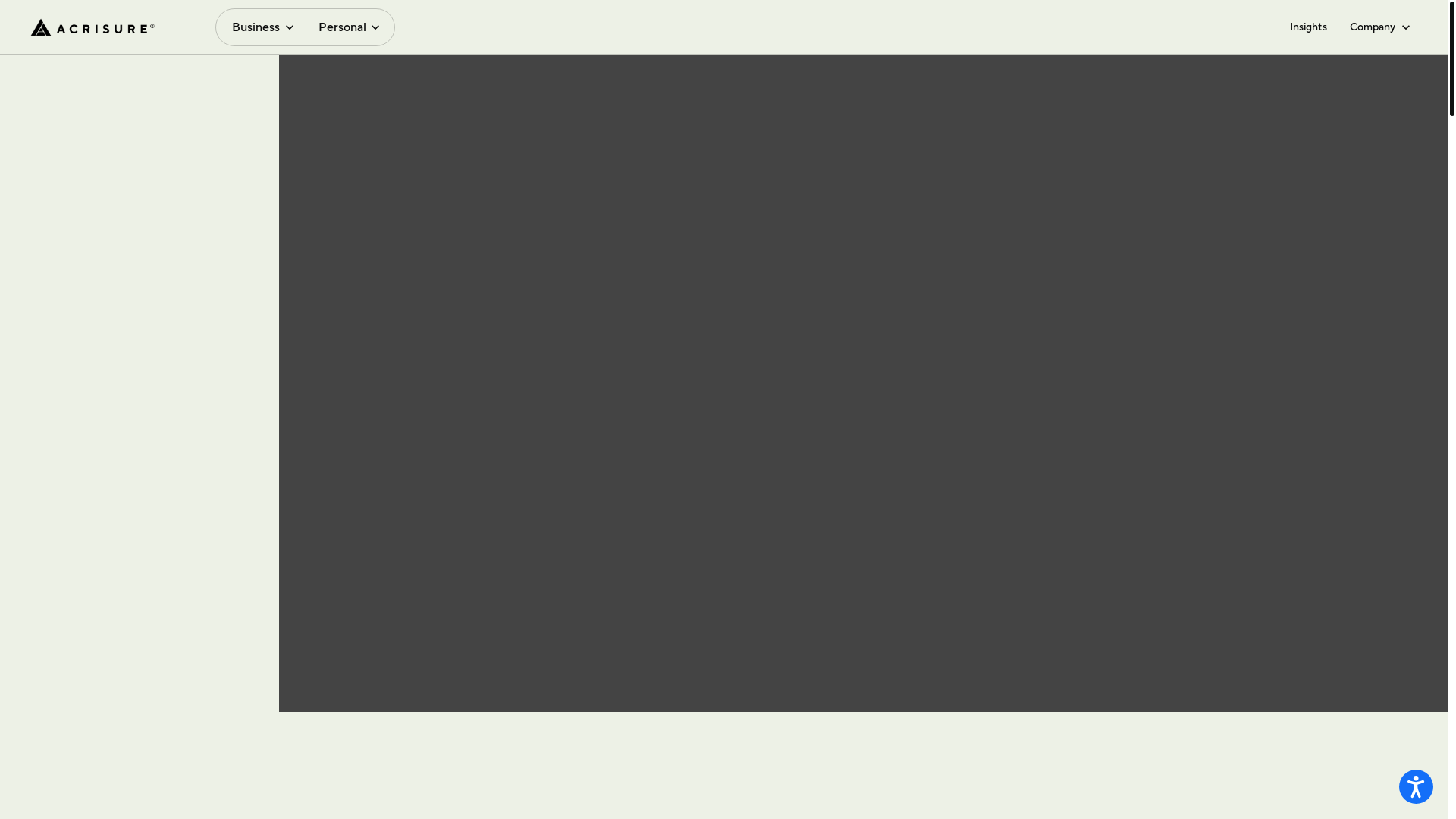website screenshot of https://acrisure.com