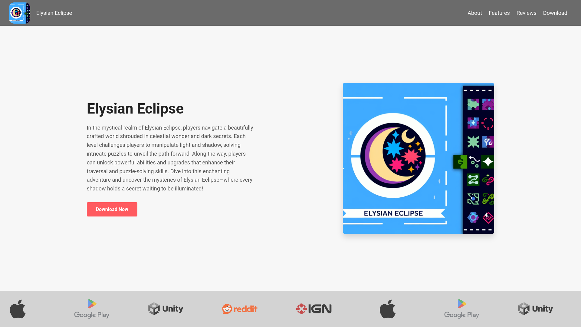 website screenshot of https://empirea.lat/