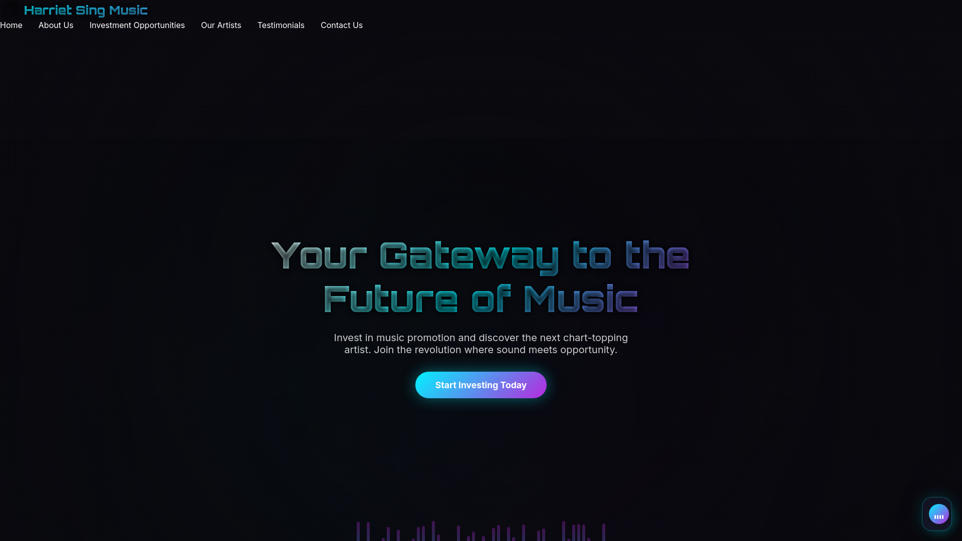 website screenshot of https://harrietsingmusiclive.icu/