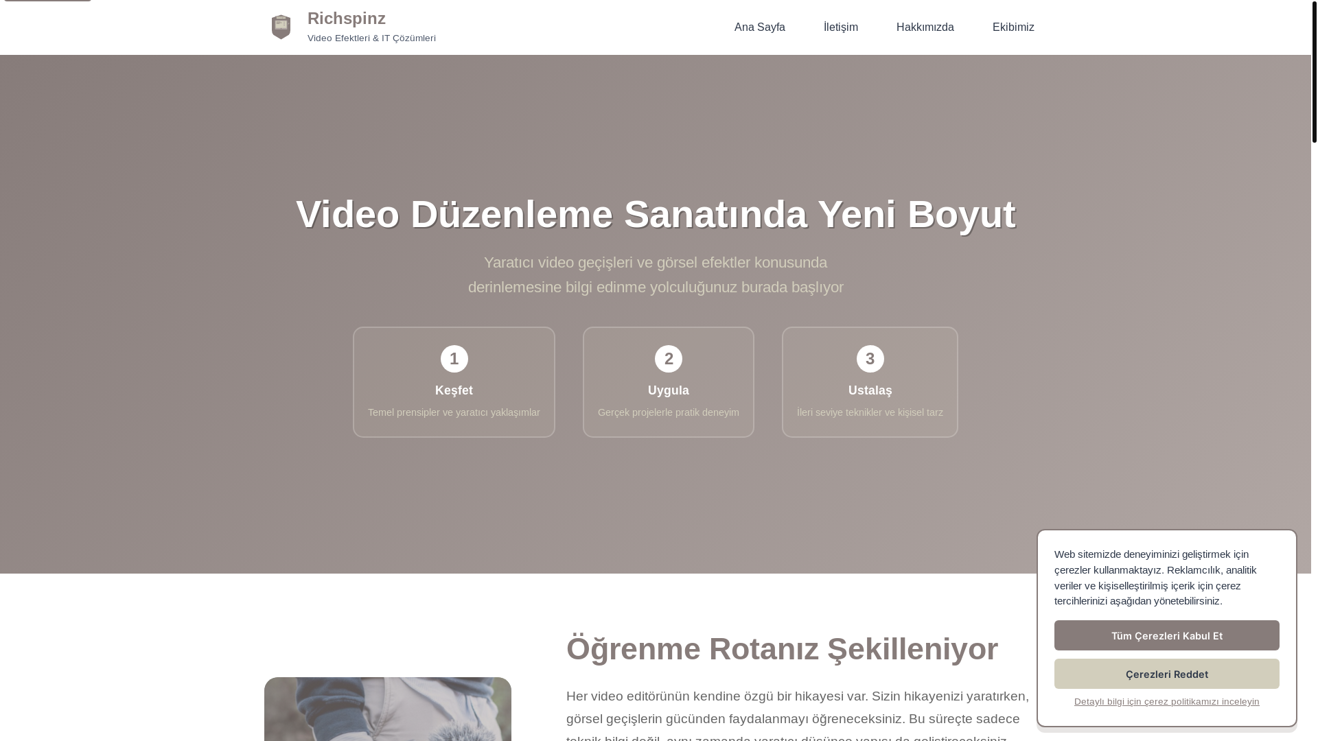 website screenshot of https://richspinz.com/