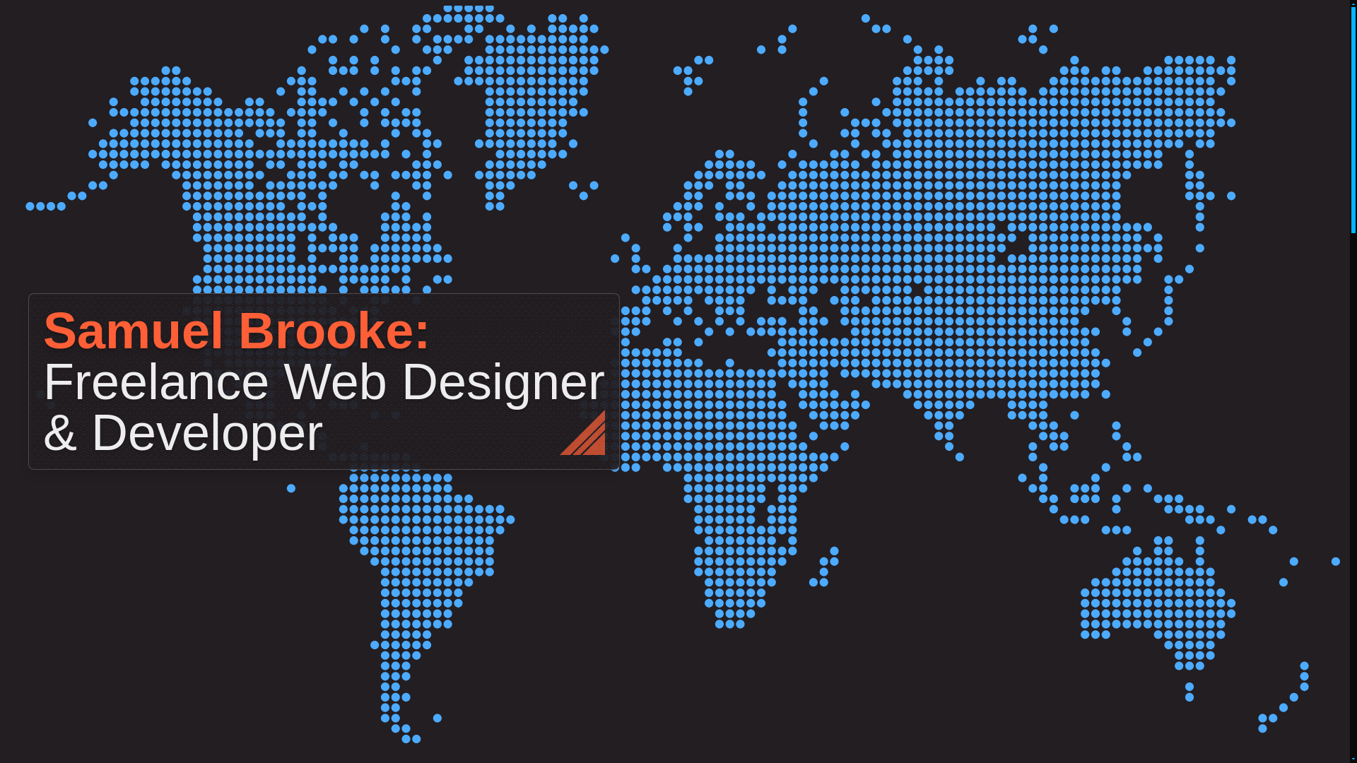 website screenshot of https://sam010000101.github.io/samuelbrooke.com/