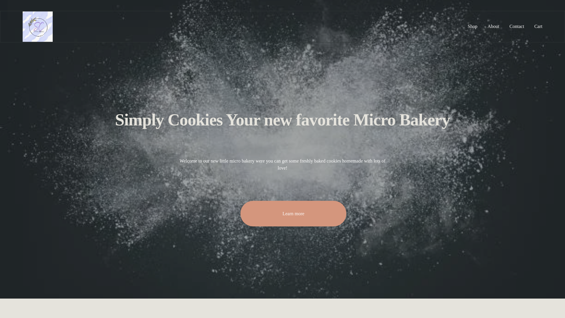 website screenshot of https://simplycookiesme.com/
