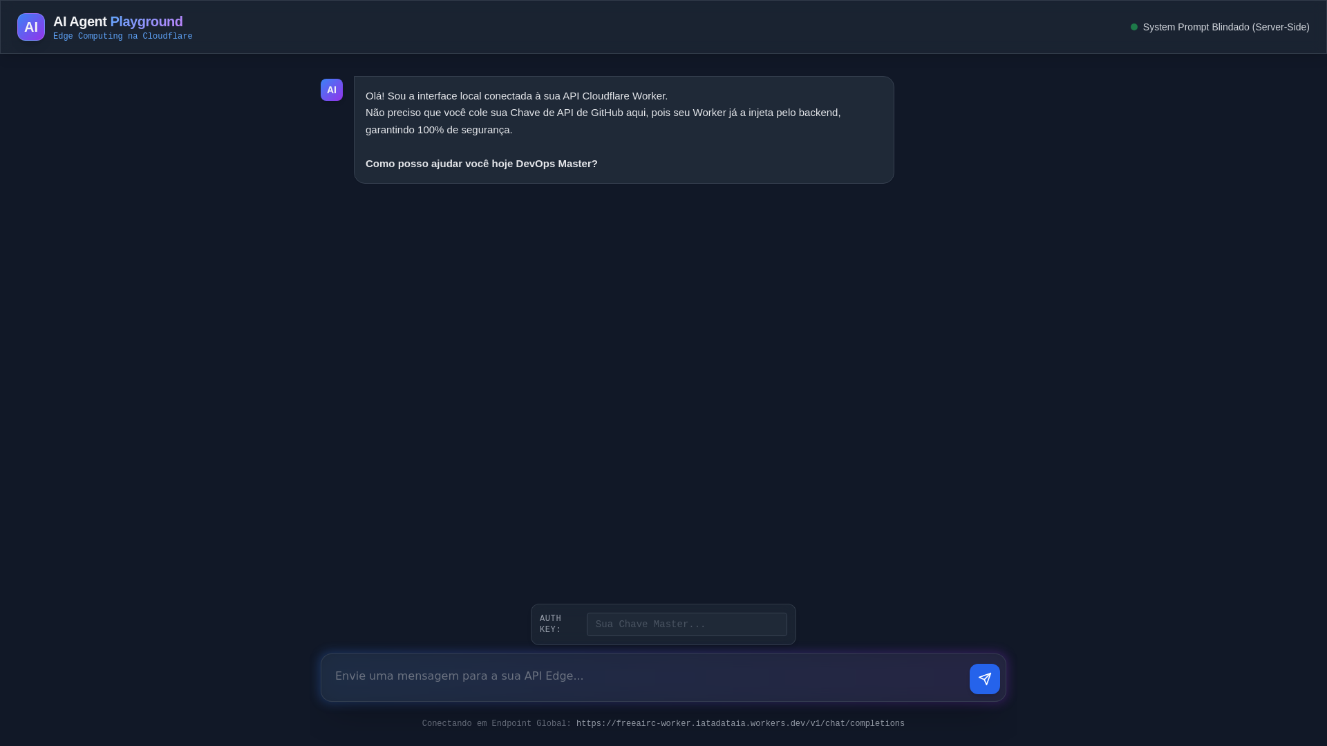 website screenshot of https://freeairc-playground.pages.dev/