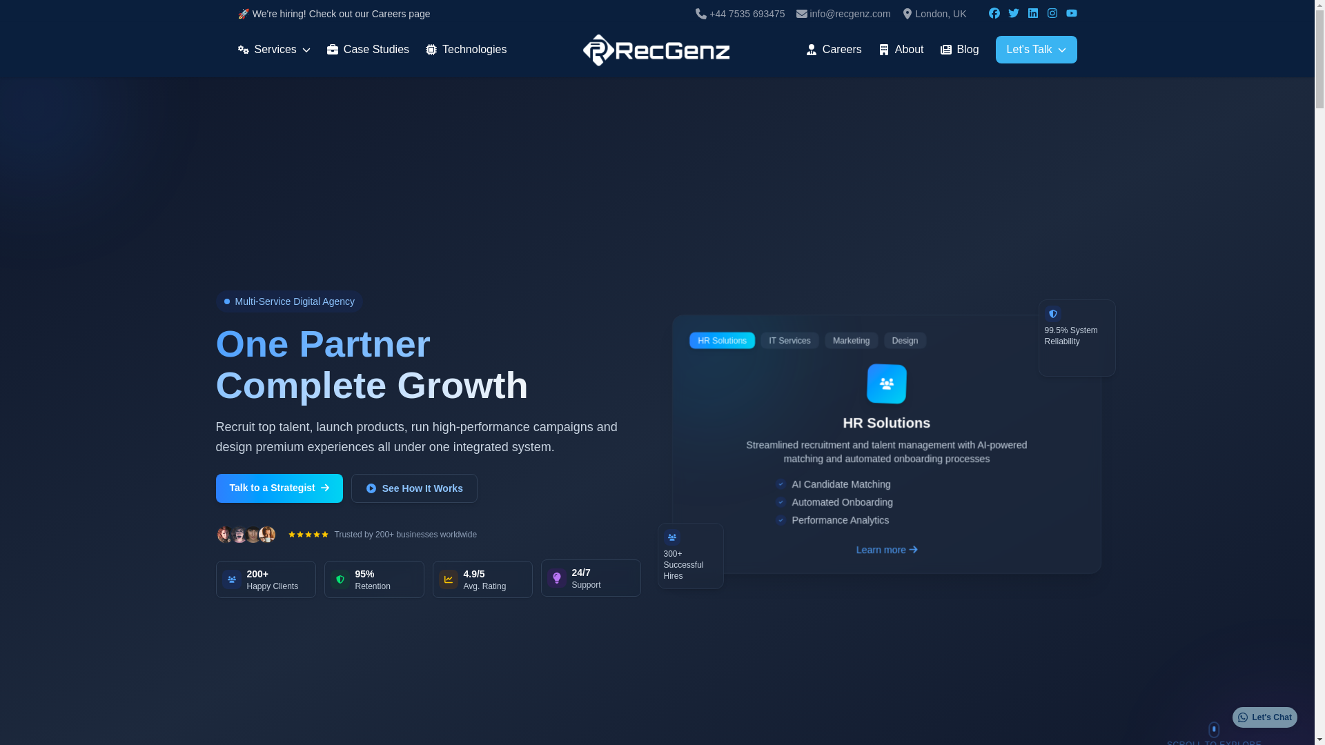 website screenshot of https://recgenzwebapplication.pages.dev/