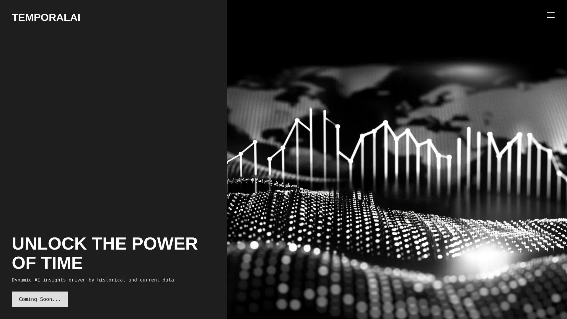 website screenshot of https://temporalai.space/