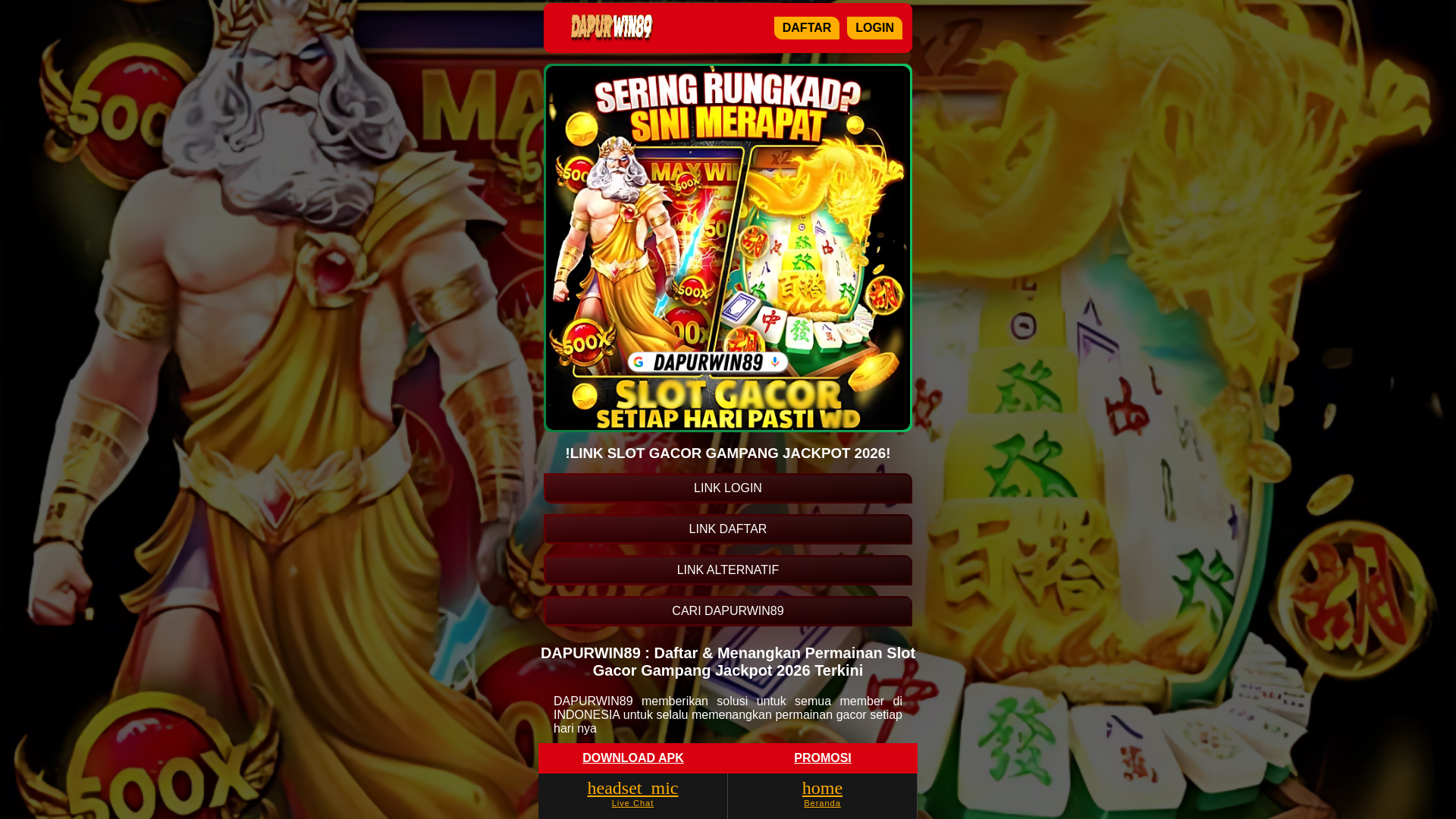 website screenshot of https://dapurwin89-login.pages.dev/