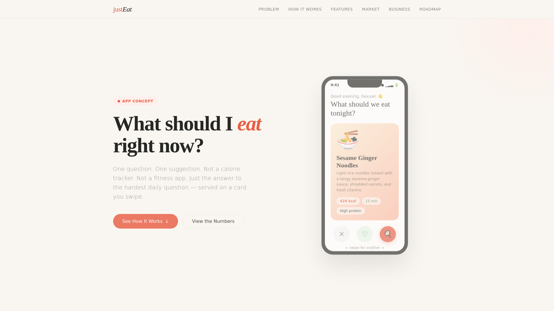 website screenshot of https://justeat.pages.dev/
