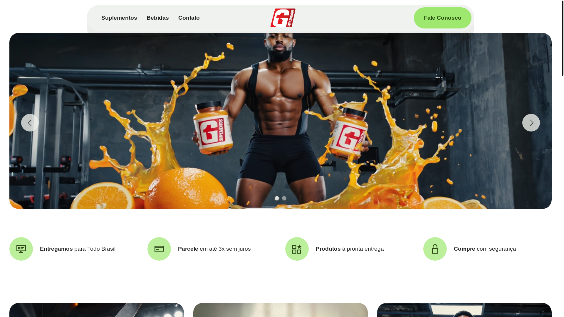 website screenshot of https://g1suplementos.com/