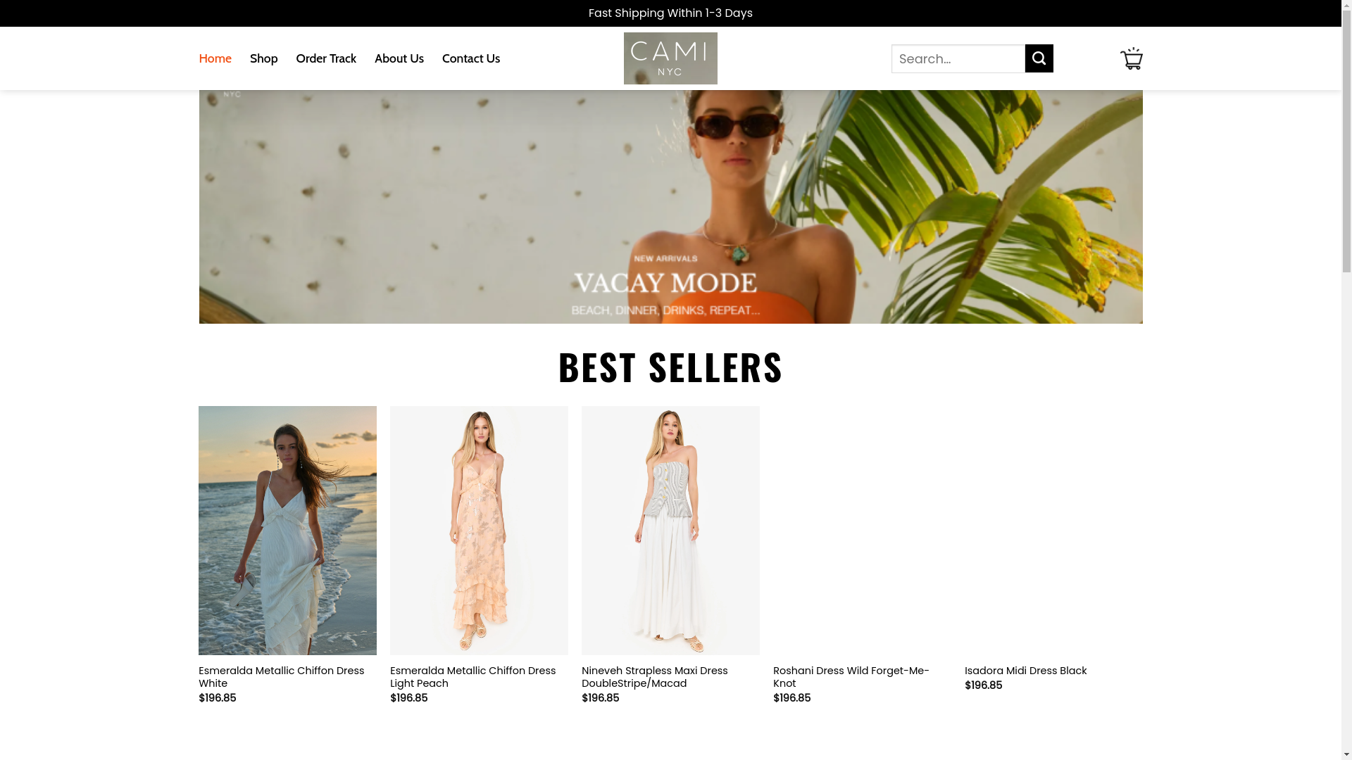 website screenshot of https://ourcaminycbase.shop/