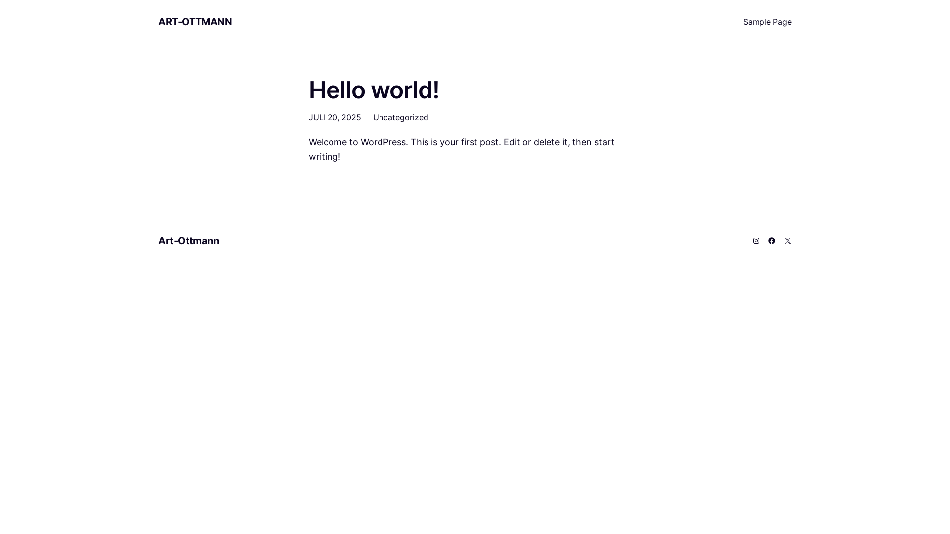 website screenshot of https://art-ottmann.de/