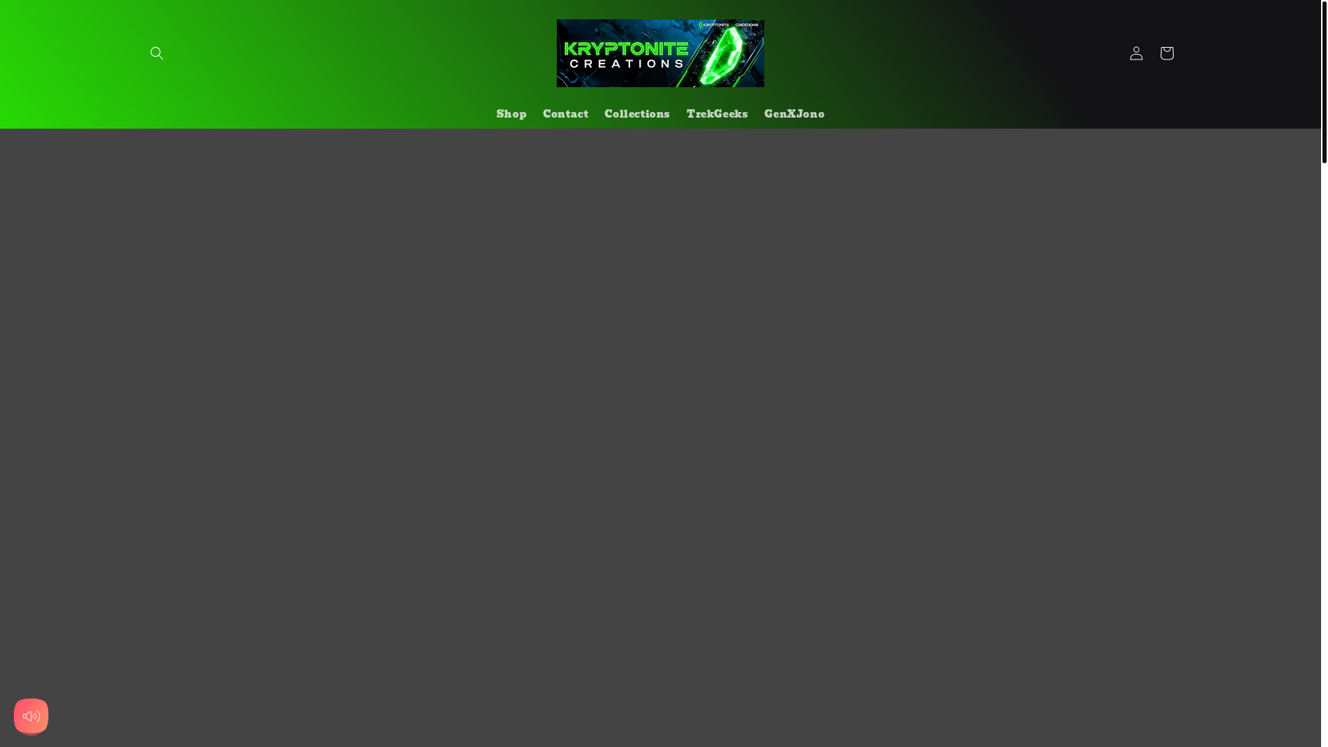 website screenshot of https://kryptonitecreations.com/