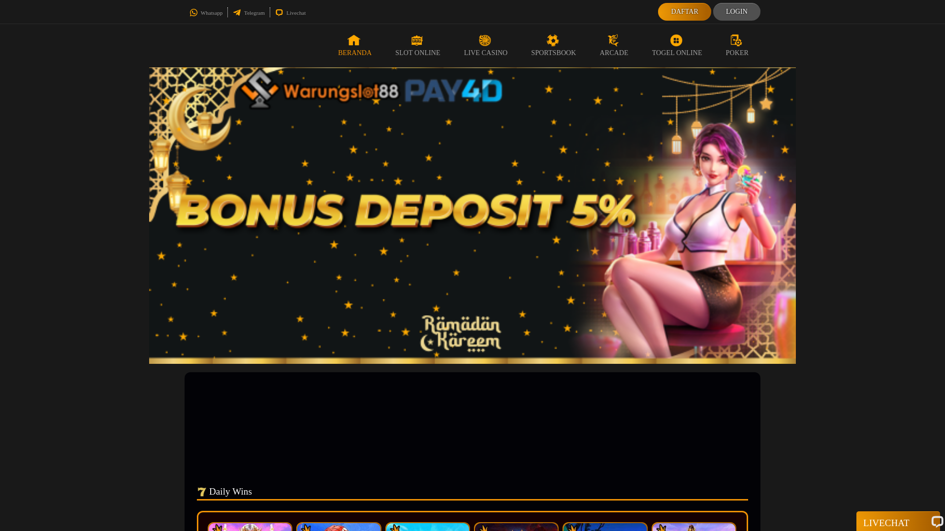 website screenshot of https://hokibanget-812.pages.dev/