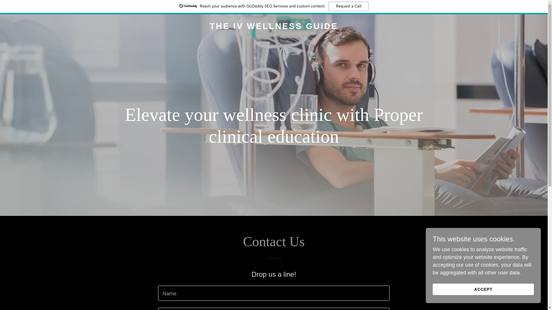 website screenshot of https://theivwellnessguide.com/