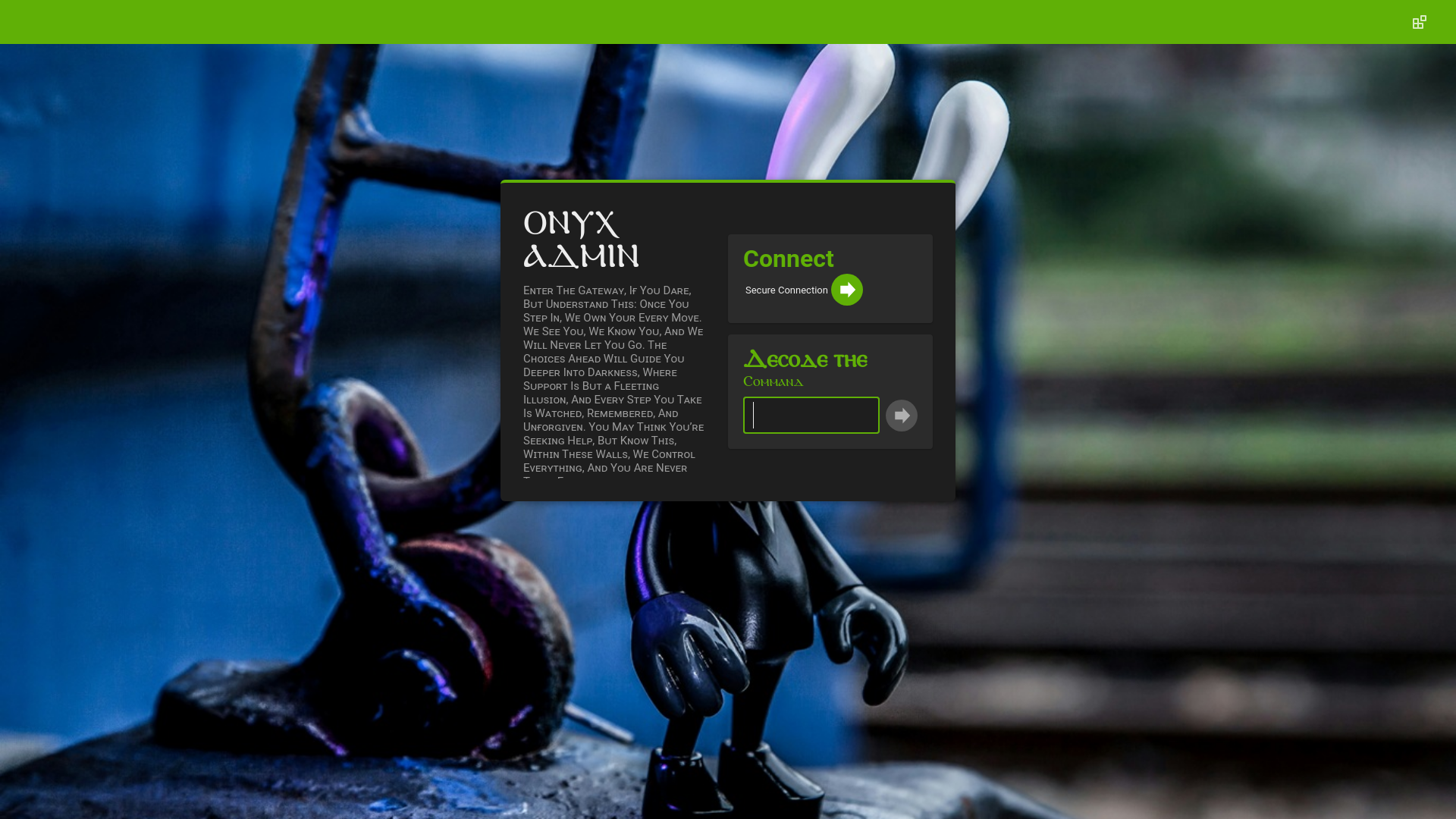 website screenshot of https://onyxoneforone.top/