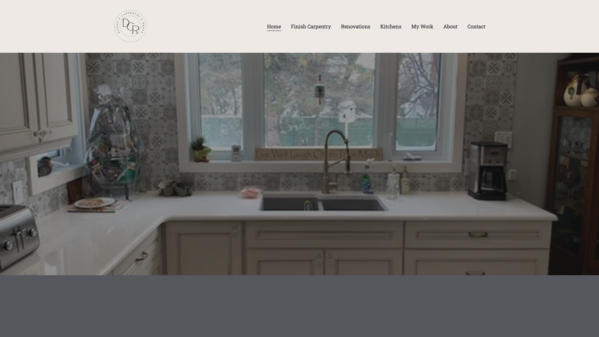 website screenshot of https://danielscarpentryandrenos.com/