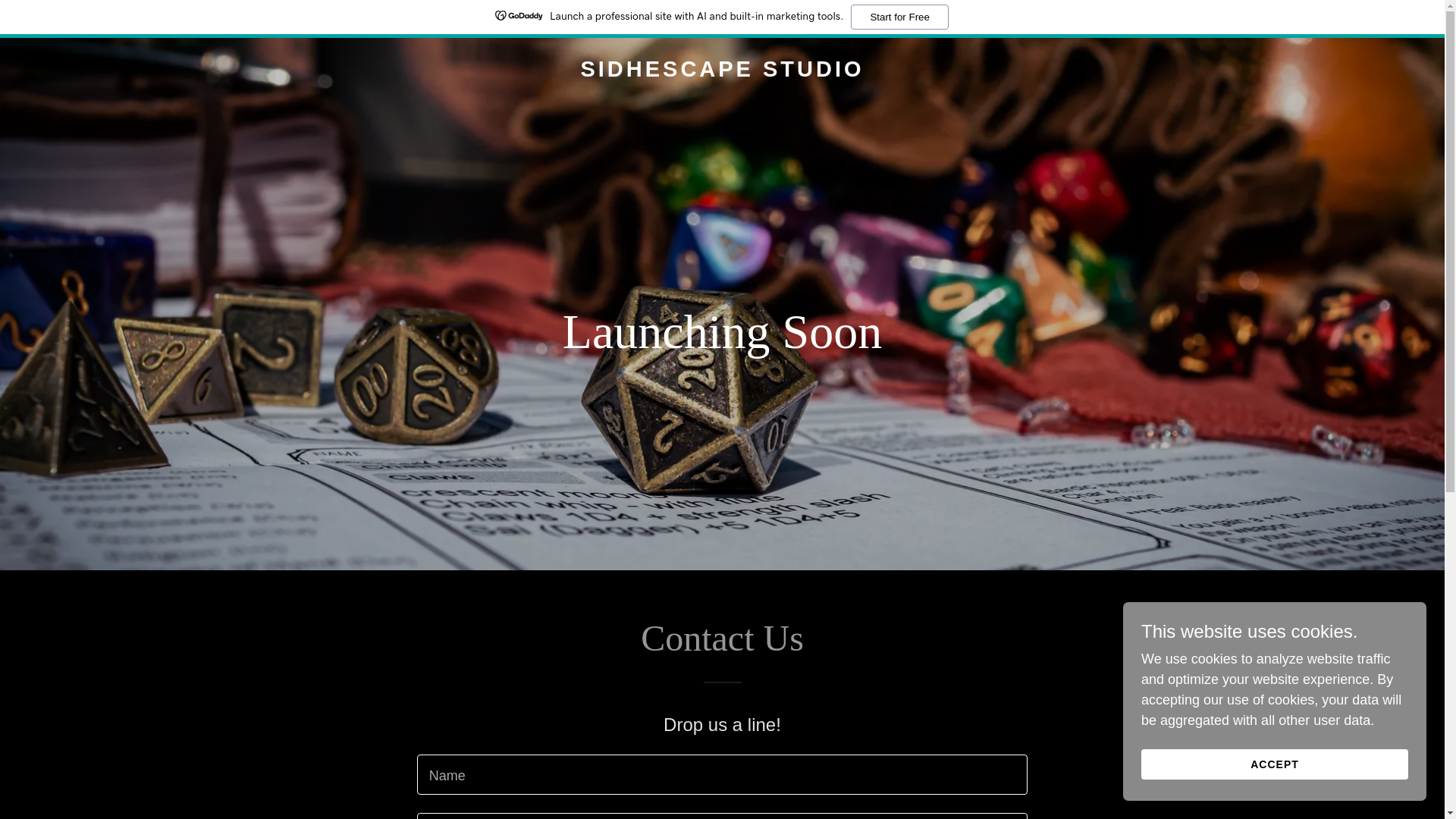 website screenshot of https://sidhescape.com/