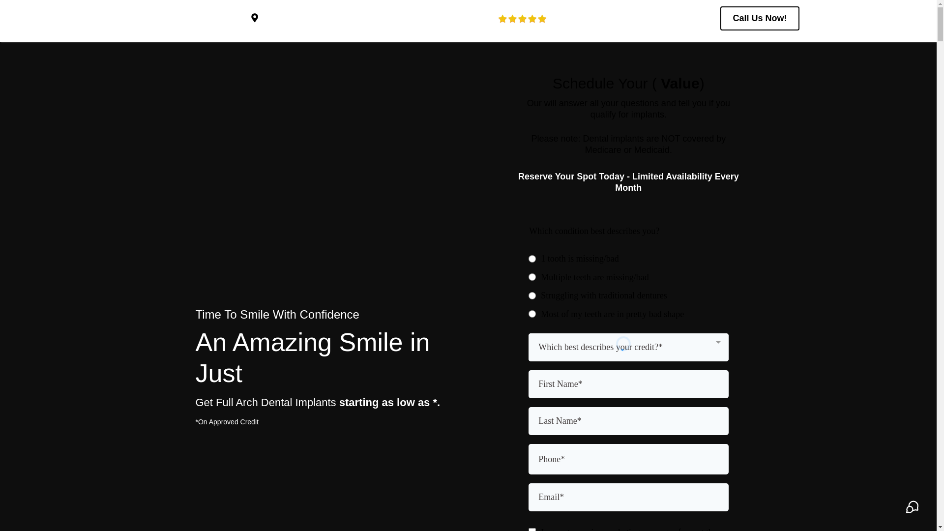 website screenshot of https://valor-dental.com/